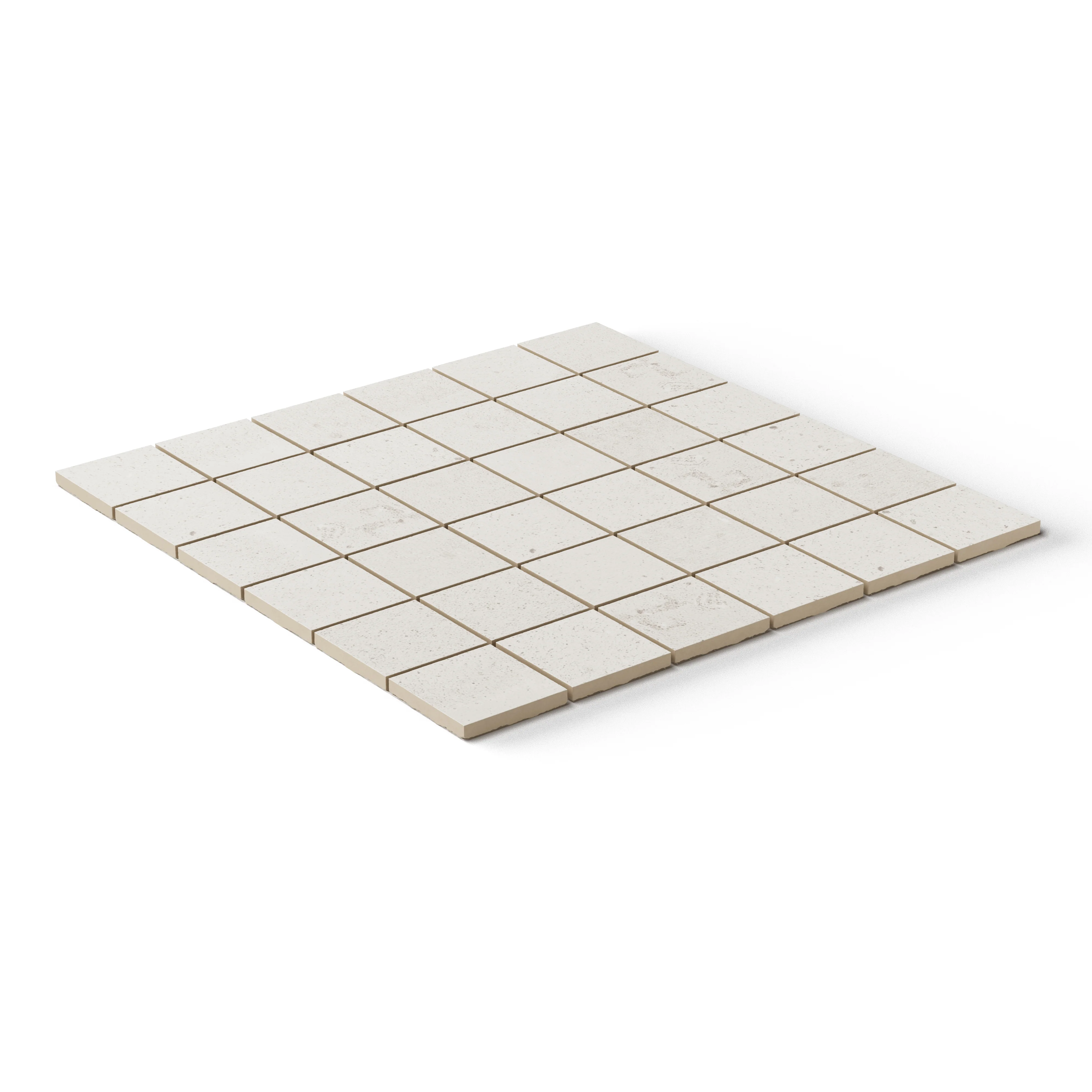Marco 2x2 Matte Porcelain Mosaic Tile in Mist - Image 3