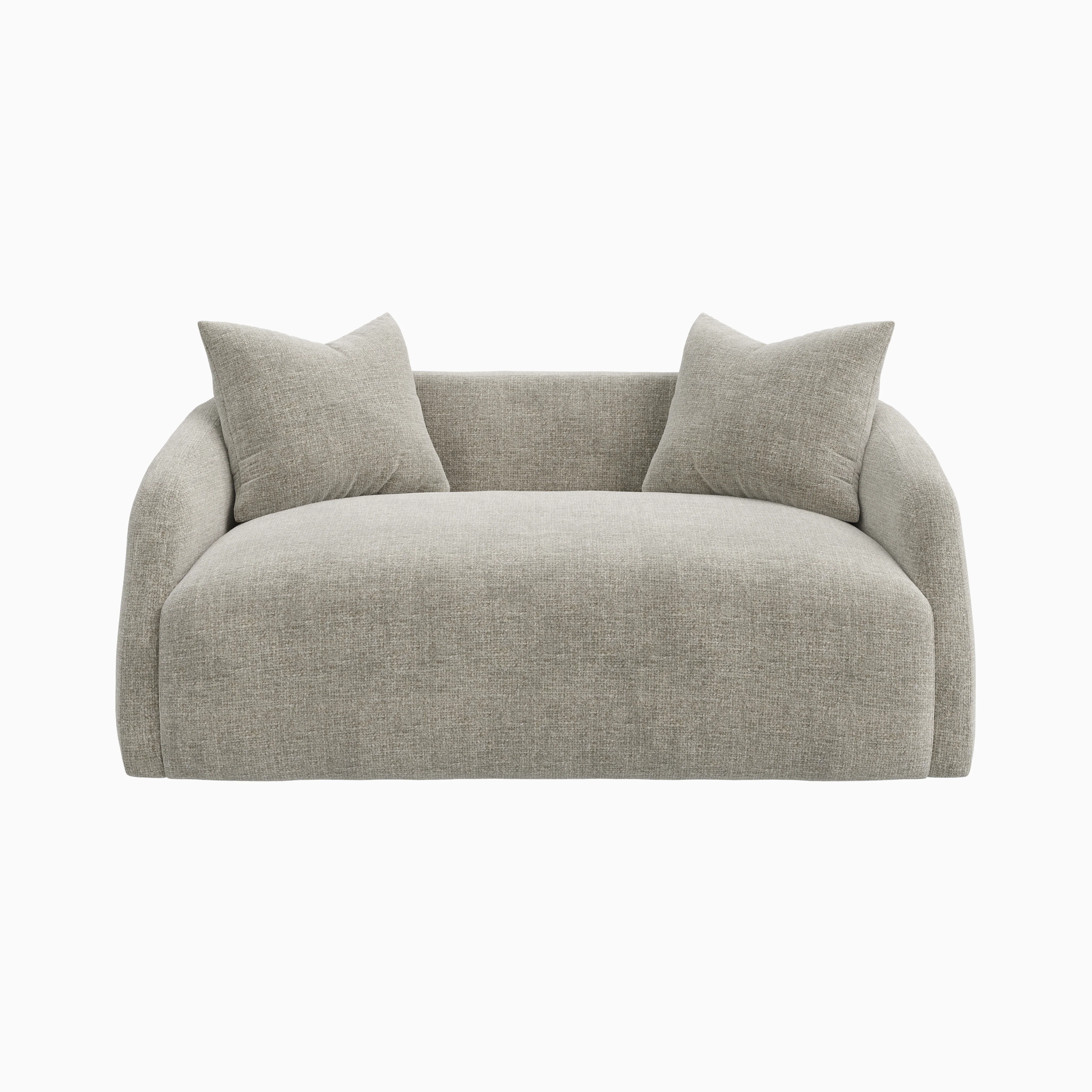 Marek Loveseat in Bone, 72"
