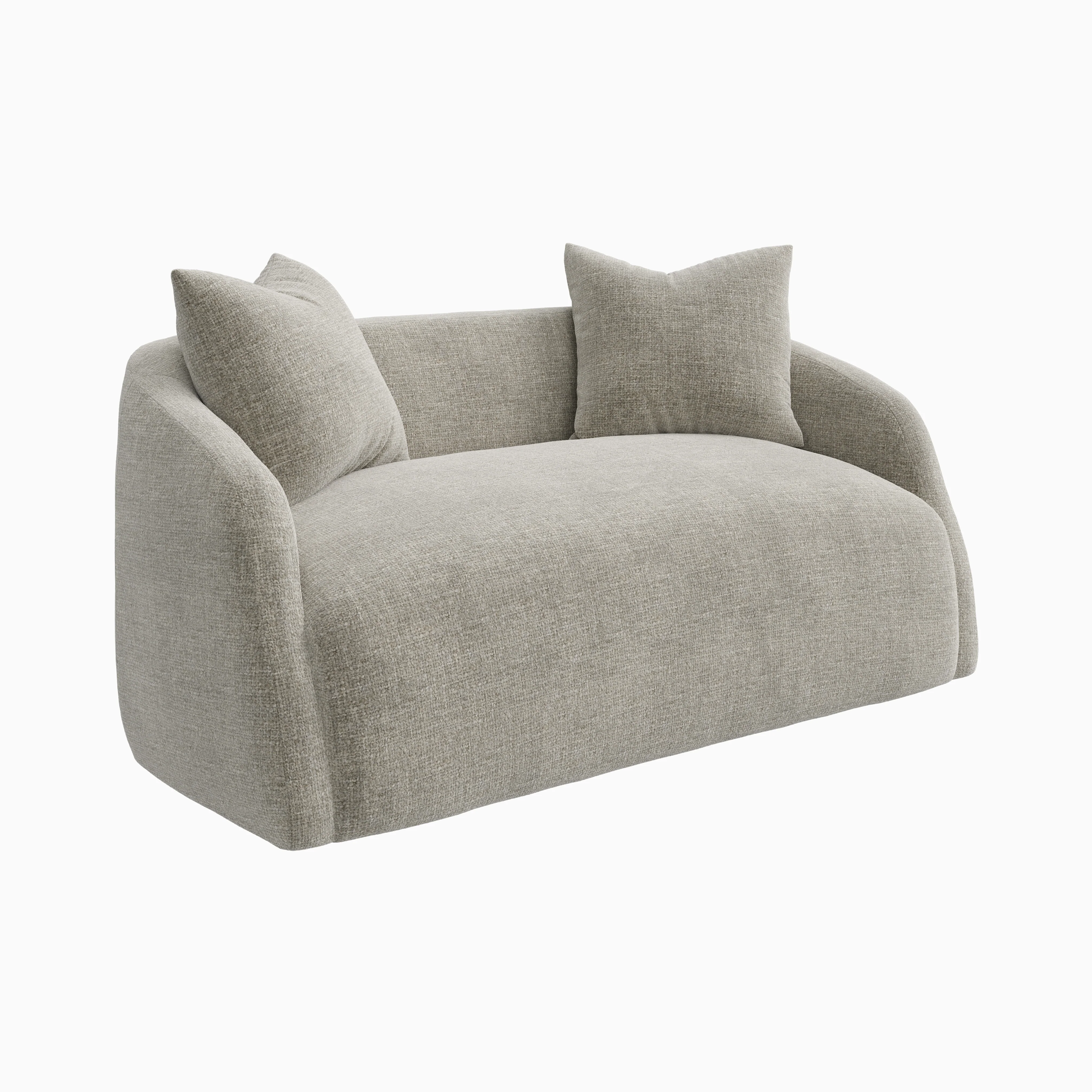 Marek Loveseat in Bone, 72" - Image 2