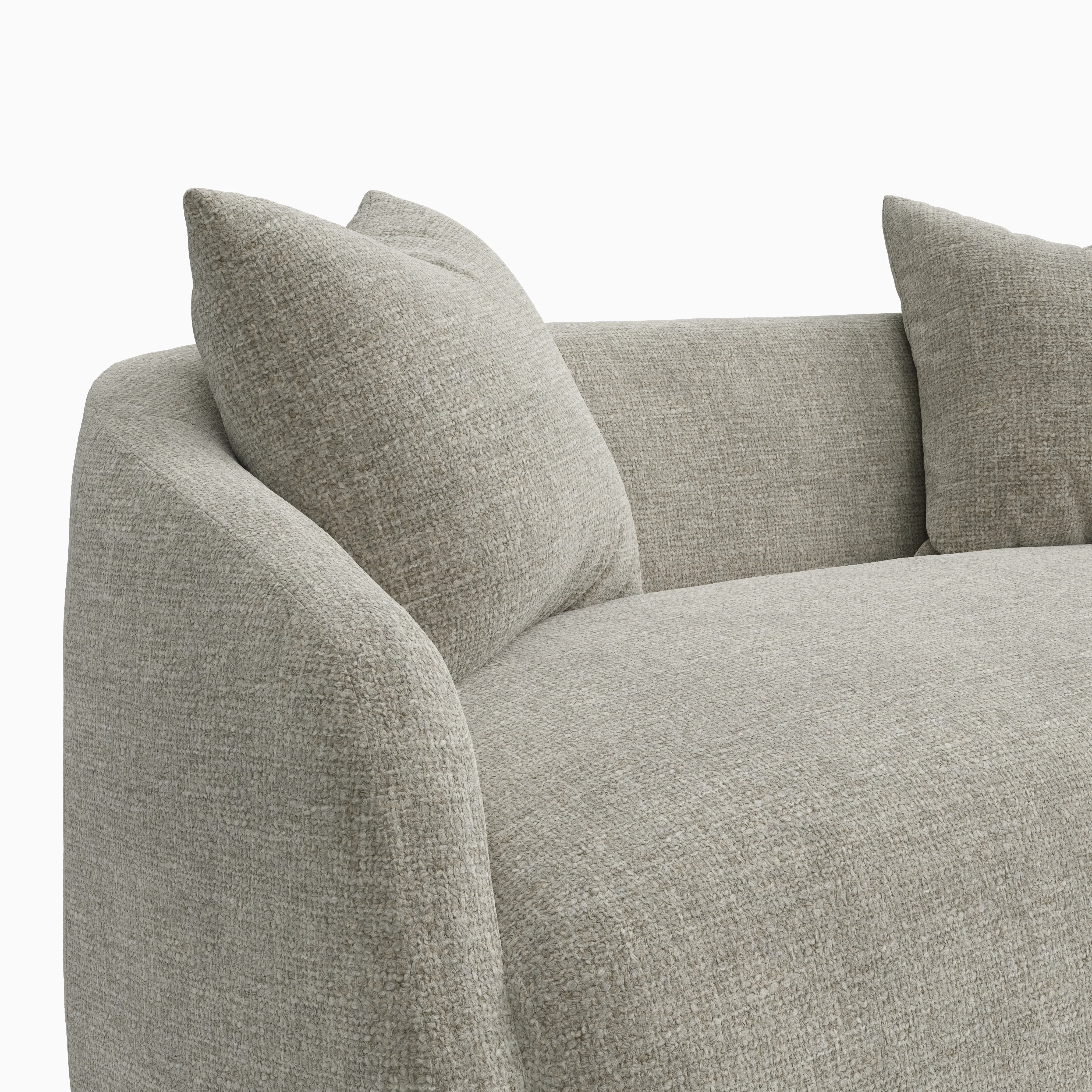 Marek Loveseat in Bone, 72" - Image 3