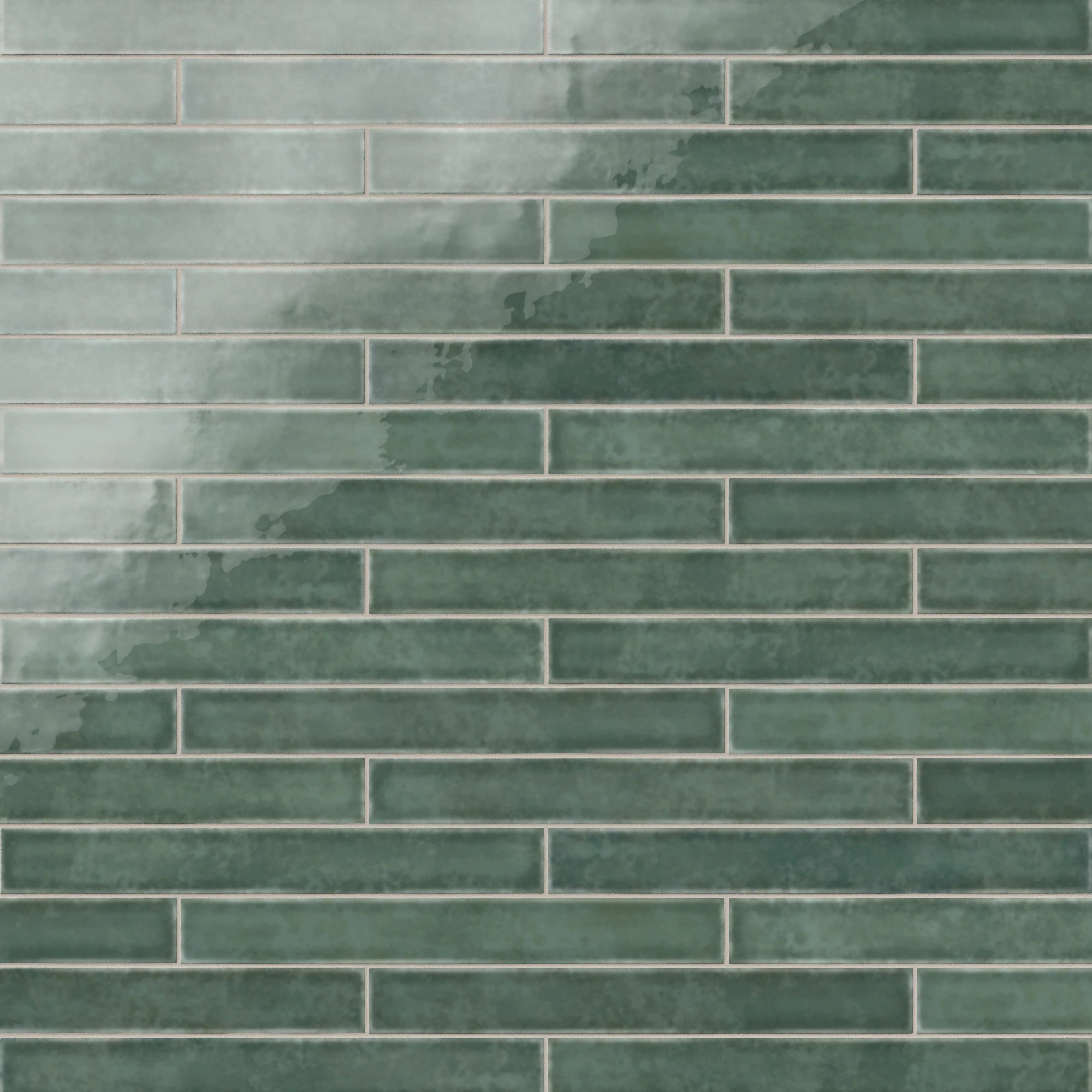 Mariel 1x12 Glossy Porcelain Tile in Forest - Image 5
