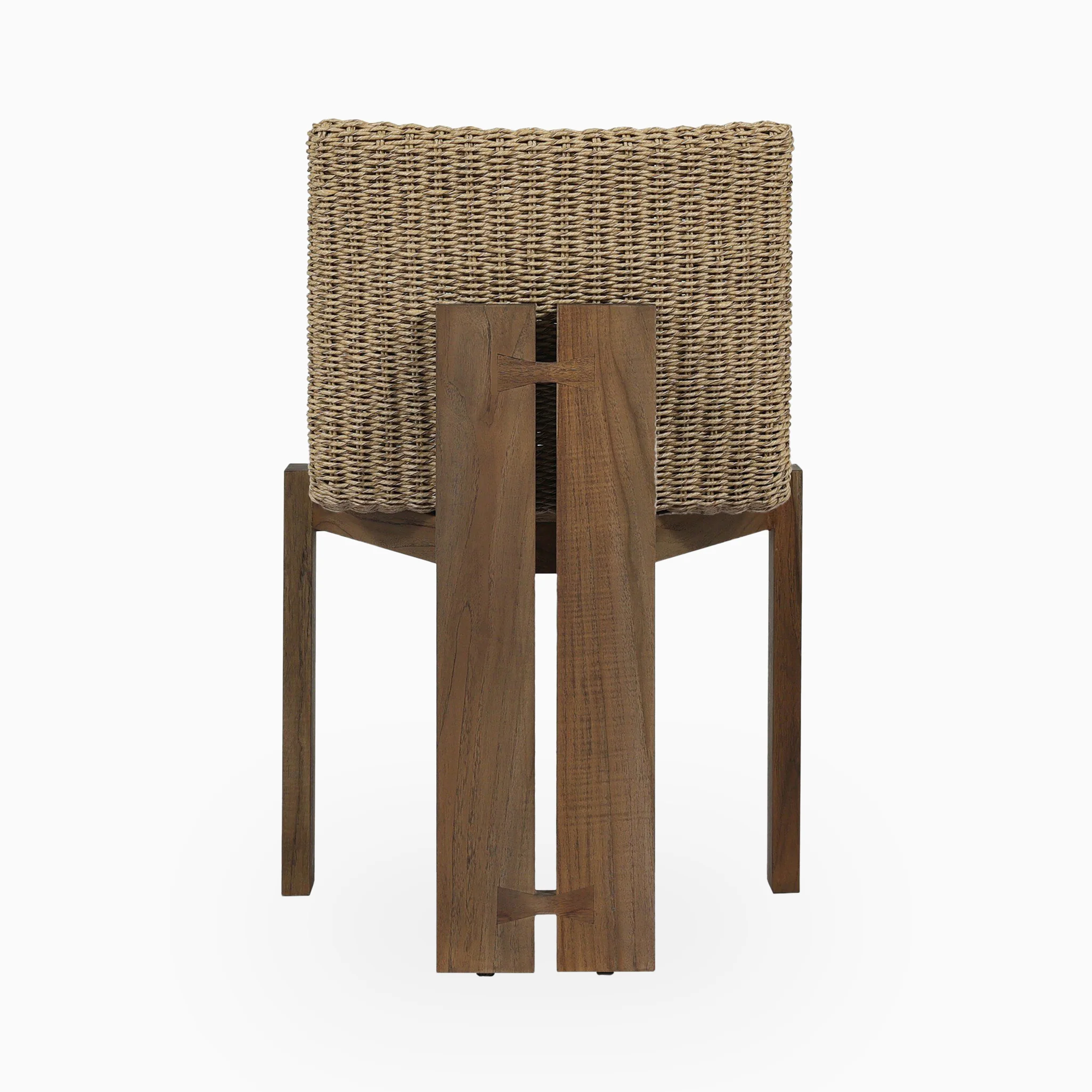 Marinell Outdoor Dining Chair in Faux Hyacinth - Image 4