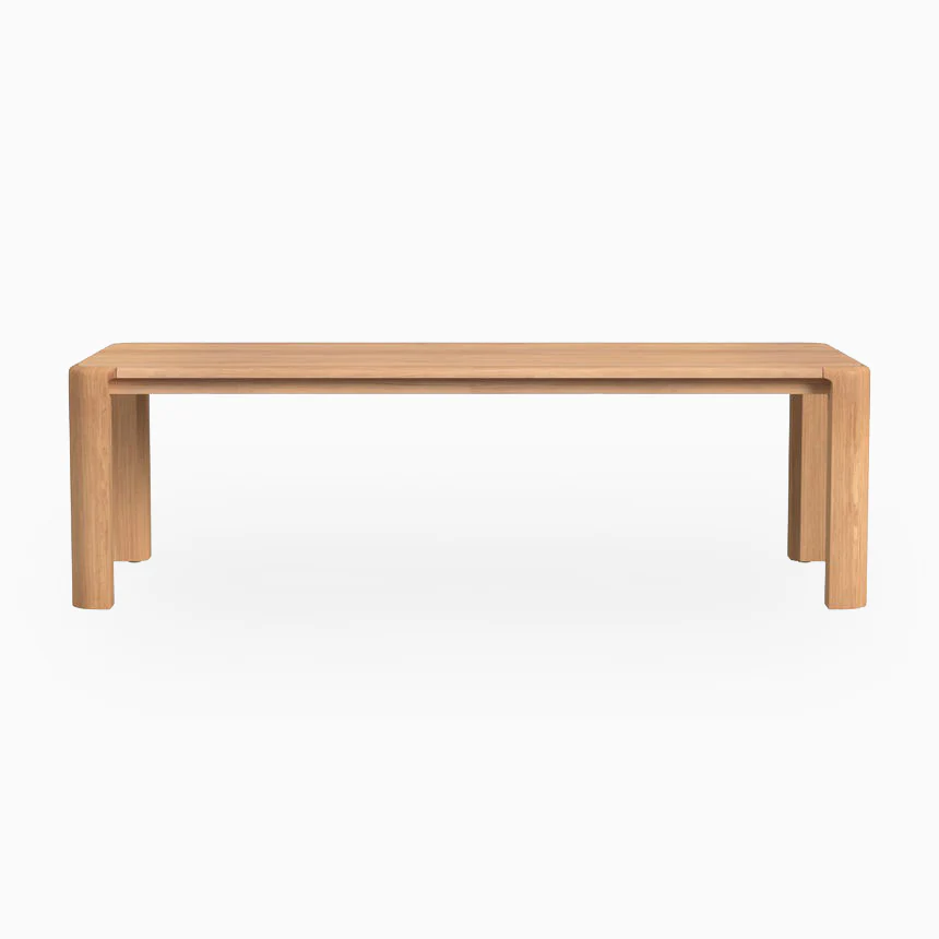 Maris Teak Rectangular Dining Table, 96" x 42" - Image 3