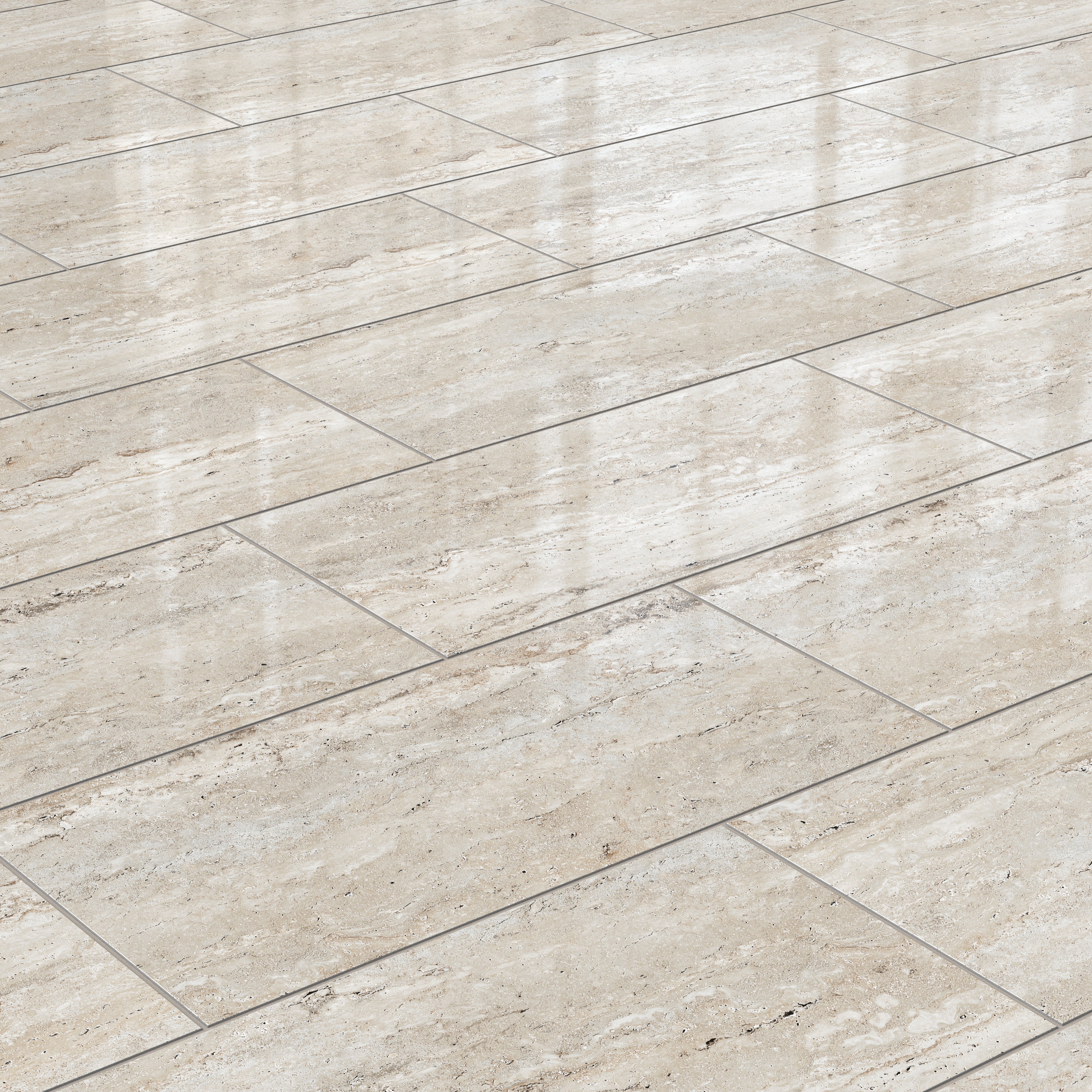 Marlow 12x24 Polished Porcelain Tile in Silver - Image 6