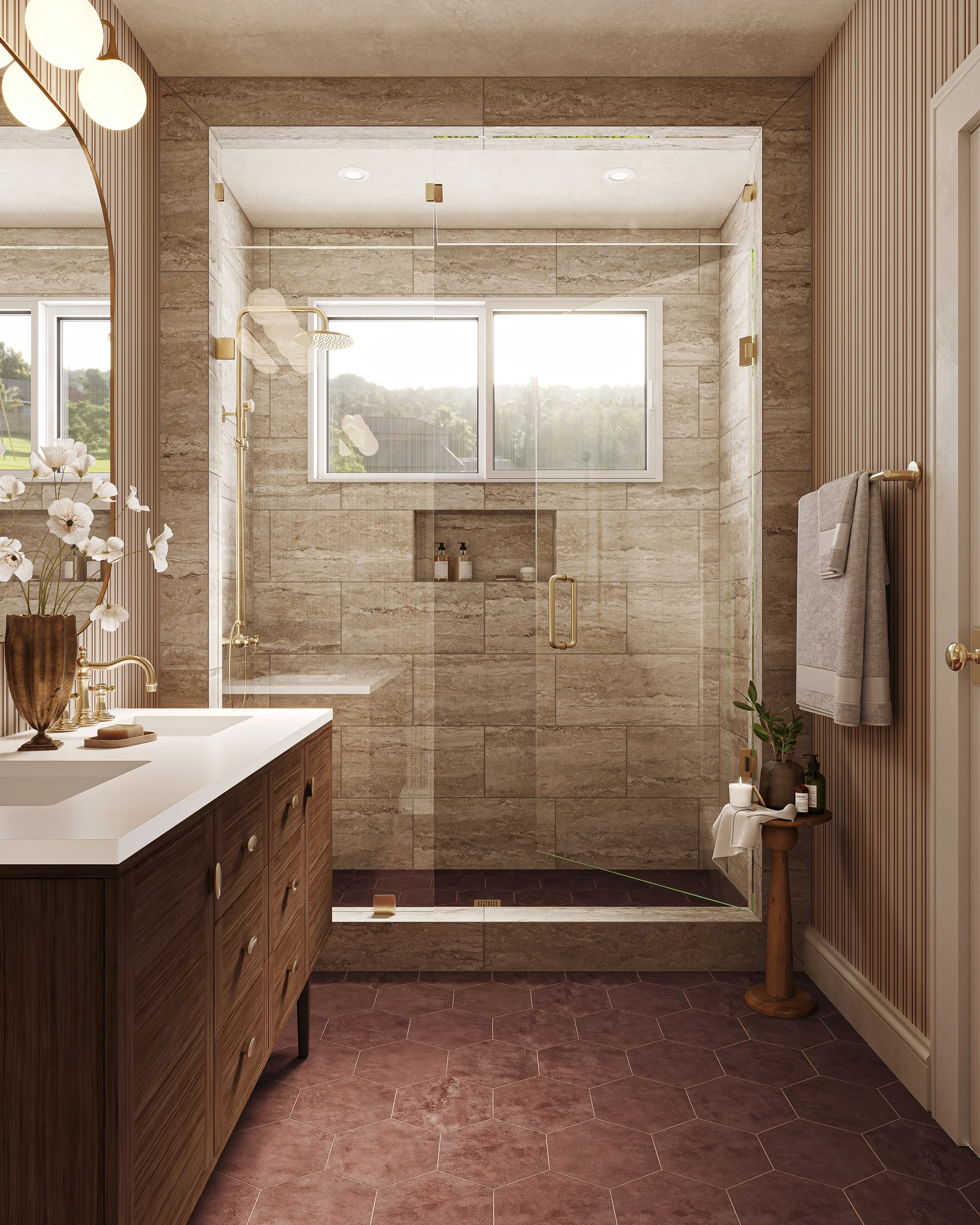 Marlow 24x48 Matte Porcelain Tile in Silver - Image 16