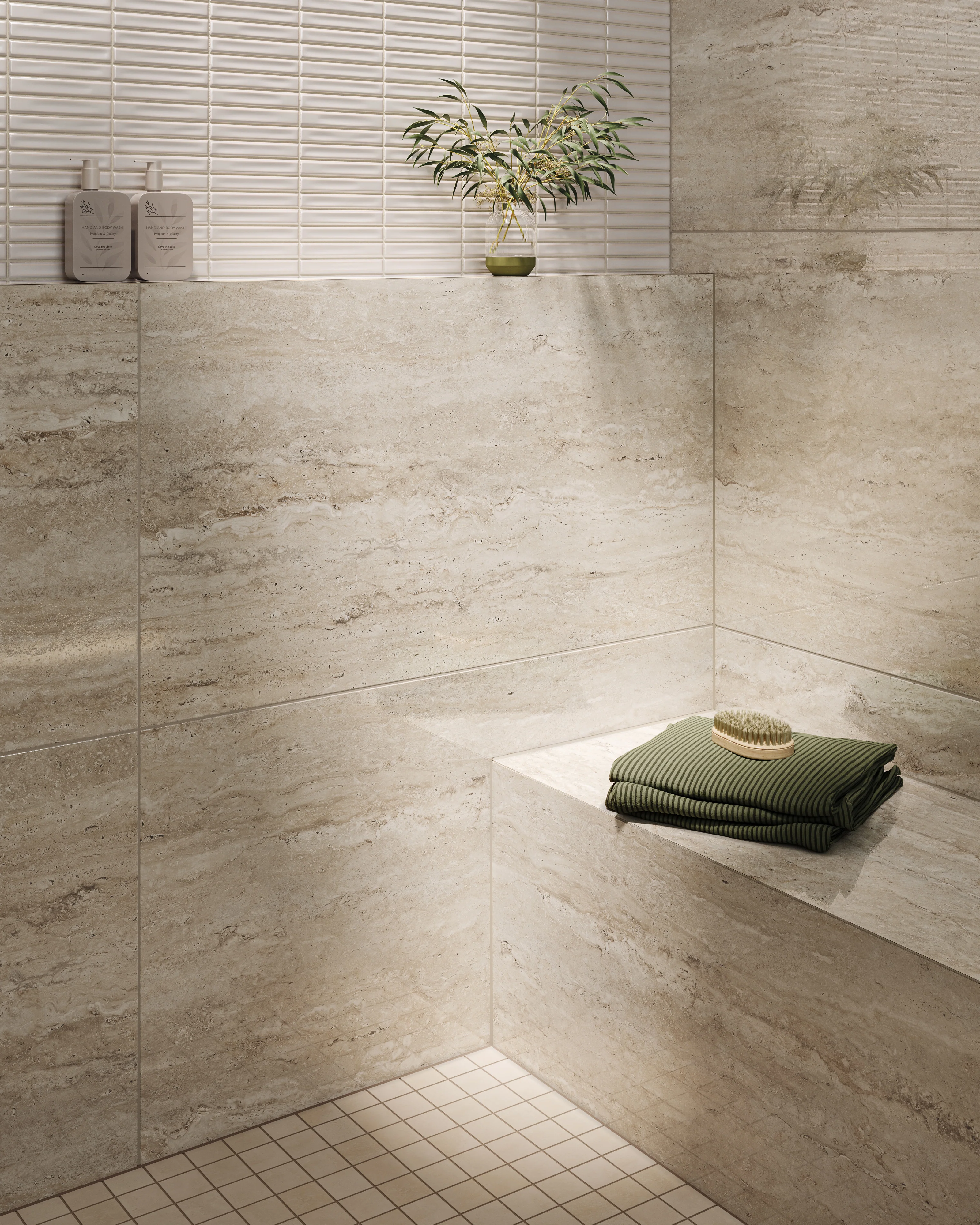 Marlow 24x48 Polished Porcelain Tile in Silver - Image 2