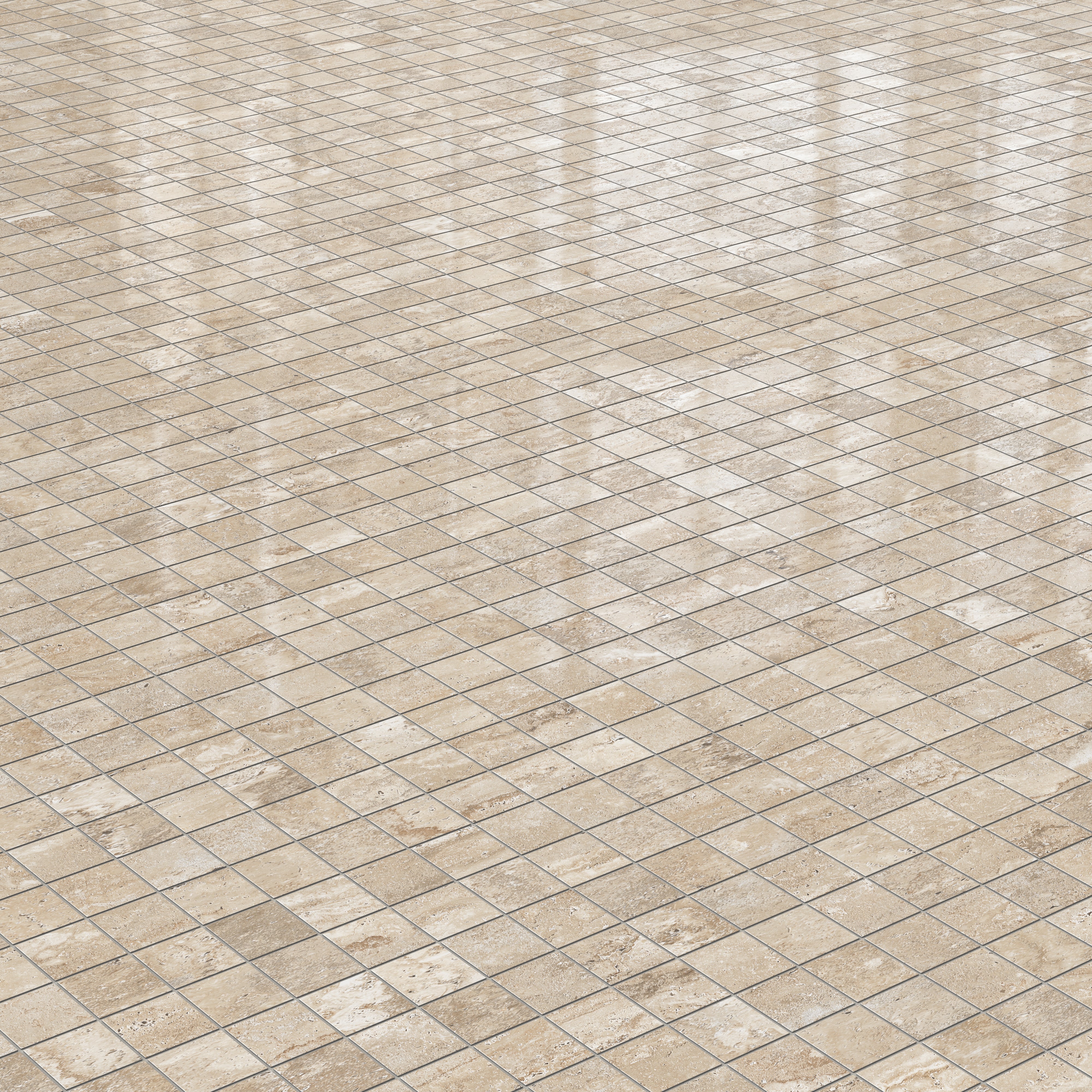 Marlow 2x2 Polished Porcelain Mosaic Tile in Navona - Image 3