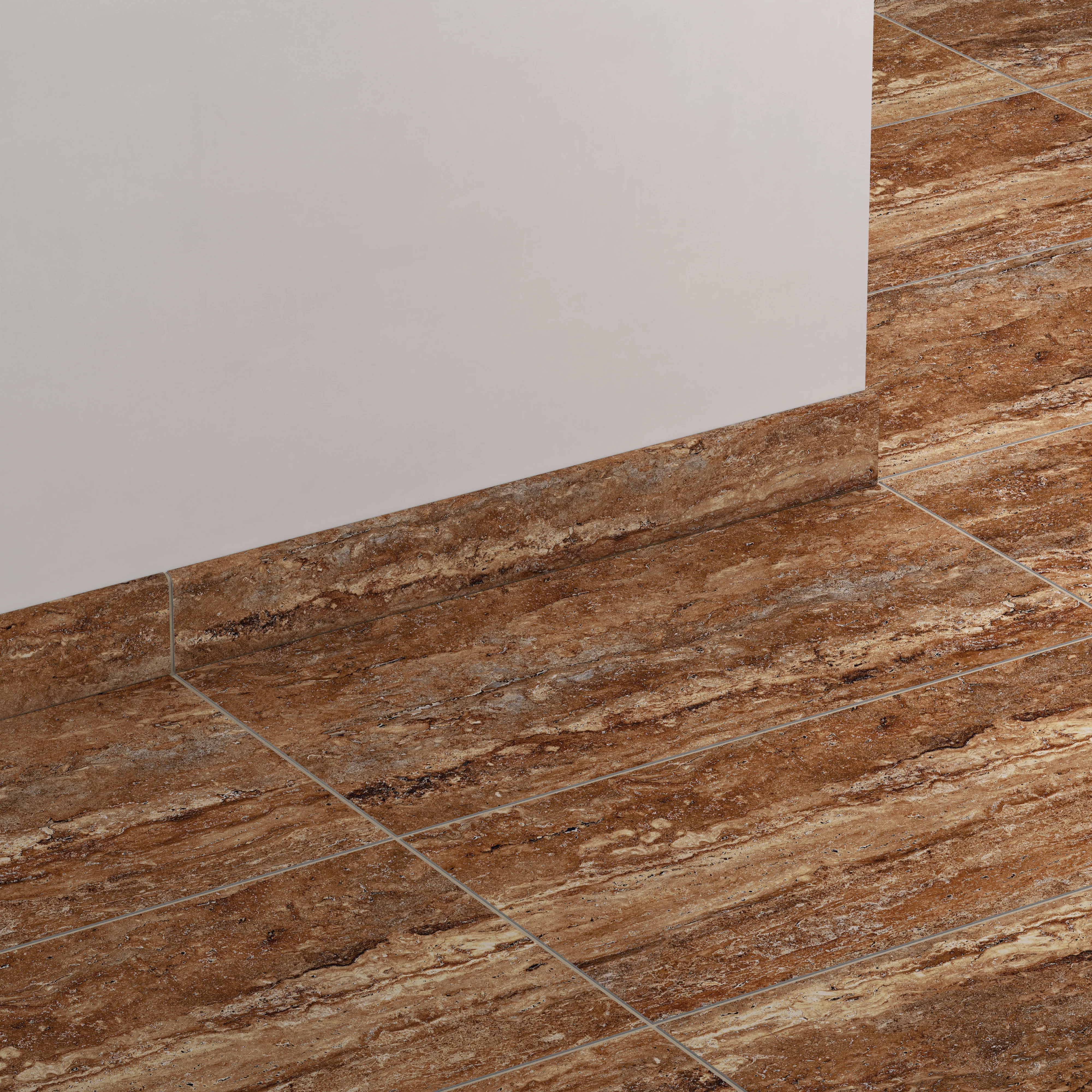 Marlow 3x24 Matte Porcelain Bullnose Tile in Bold - Image 3