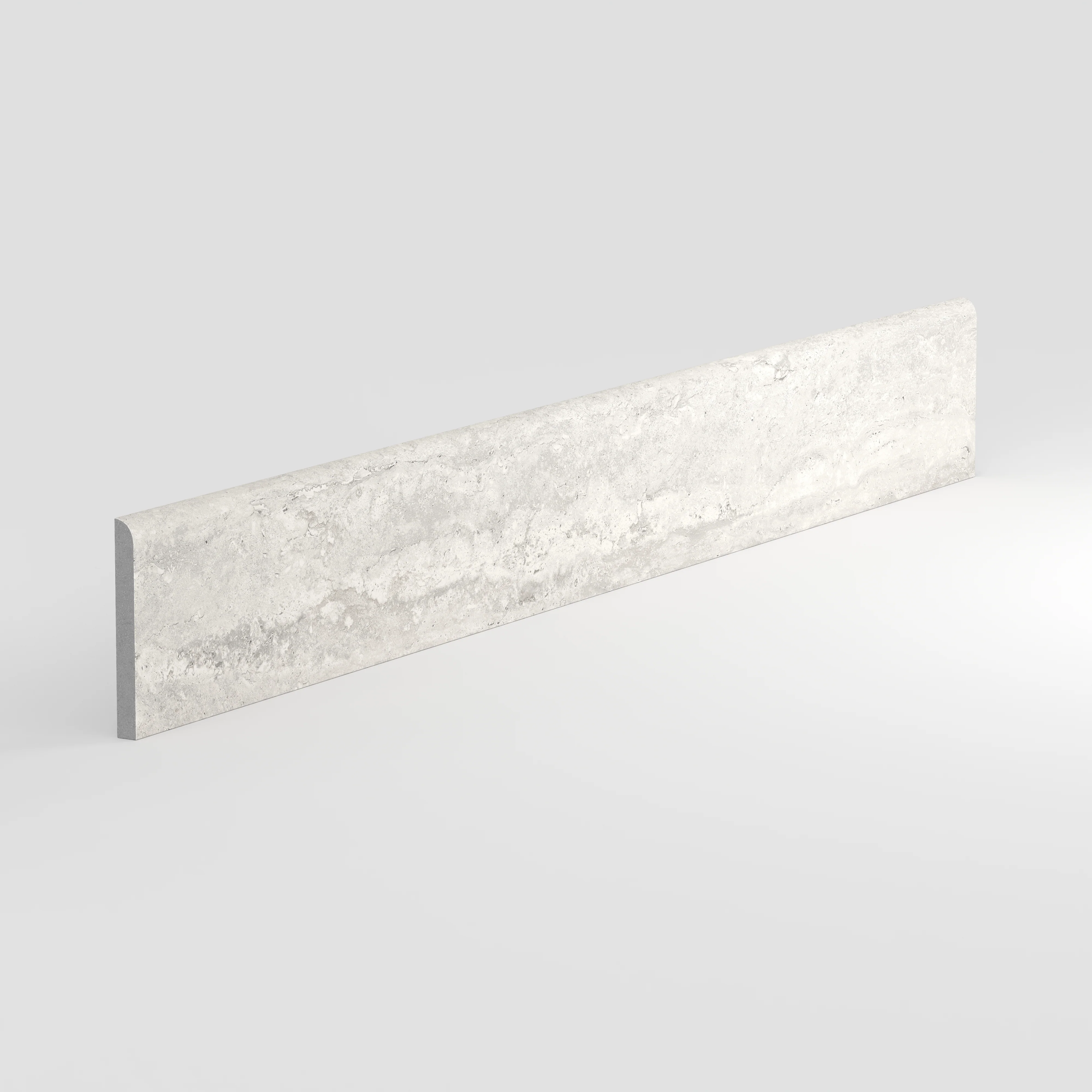 Marlow 3x24 Matte Porcelain Bullnose Tile in Roman - Image 2