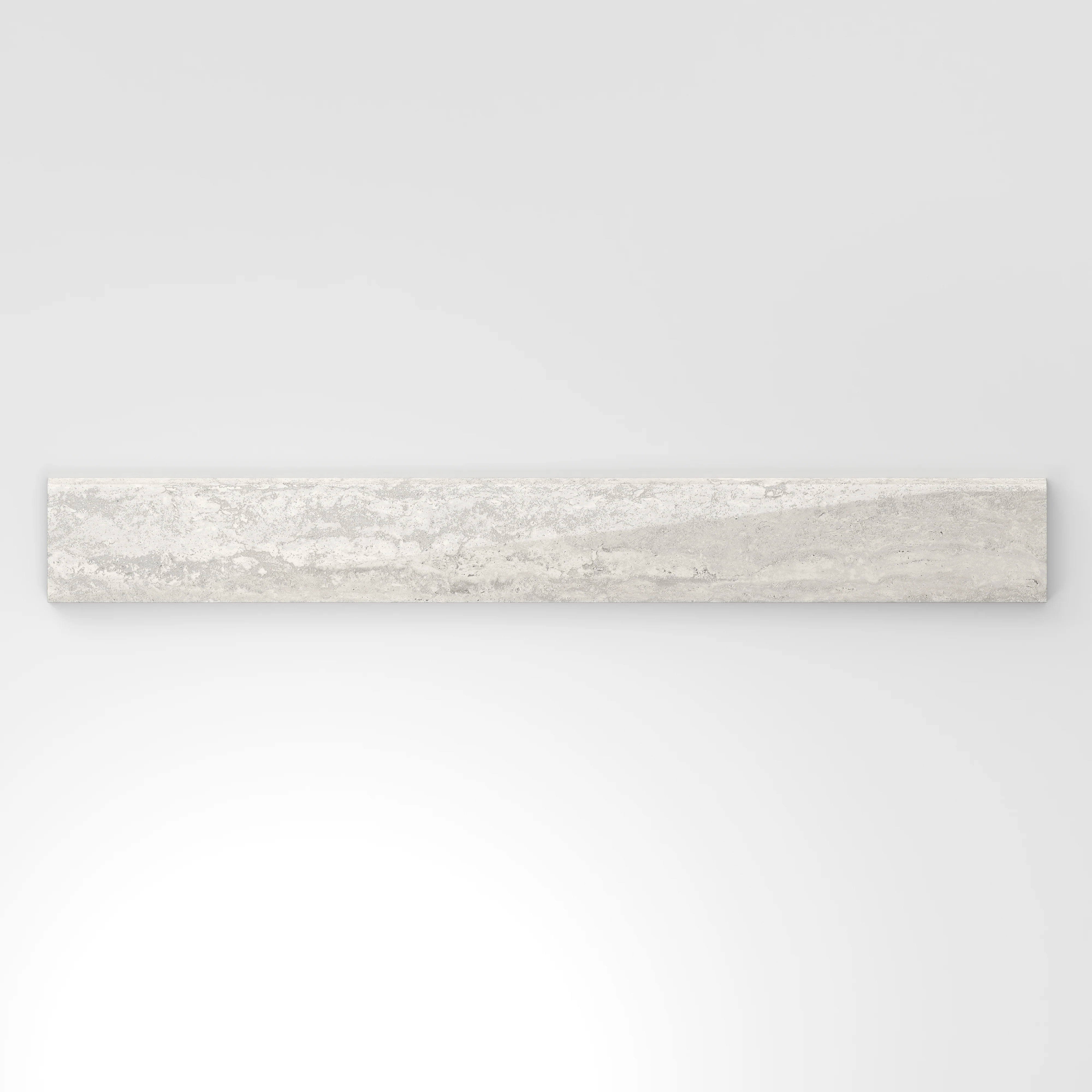 Marlow 3x24 Polished Porcelain Bullnose Tile in Roman