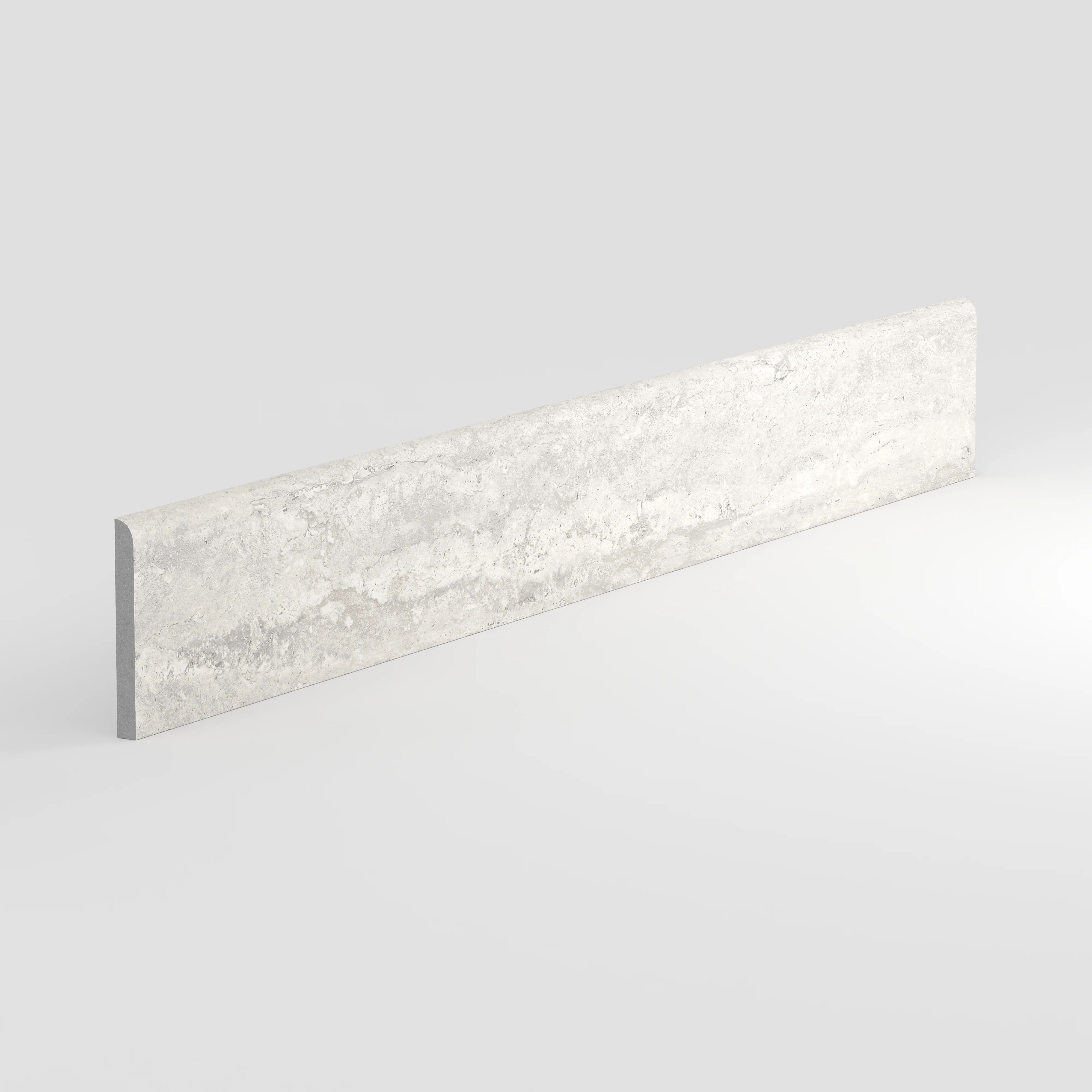 Marlow 3x24 Polished Porcelain Bullnose Tile in Roman - Image 2