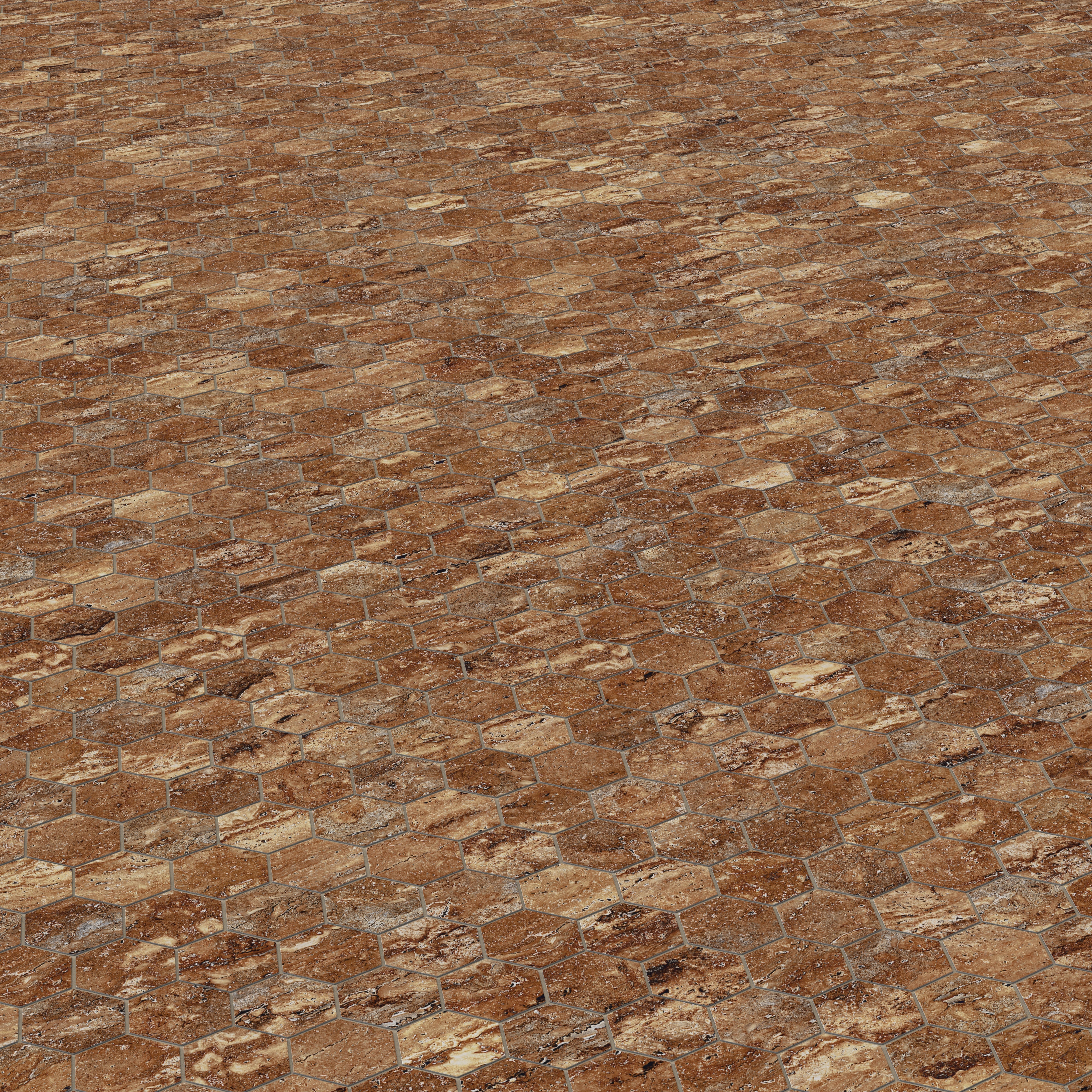 Marlow 3x3 Matte Porcelain Hexagon Mosaic Tile in Bold - Image 3