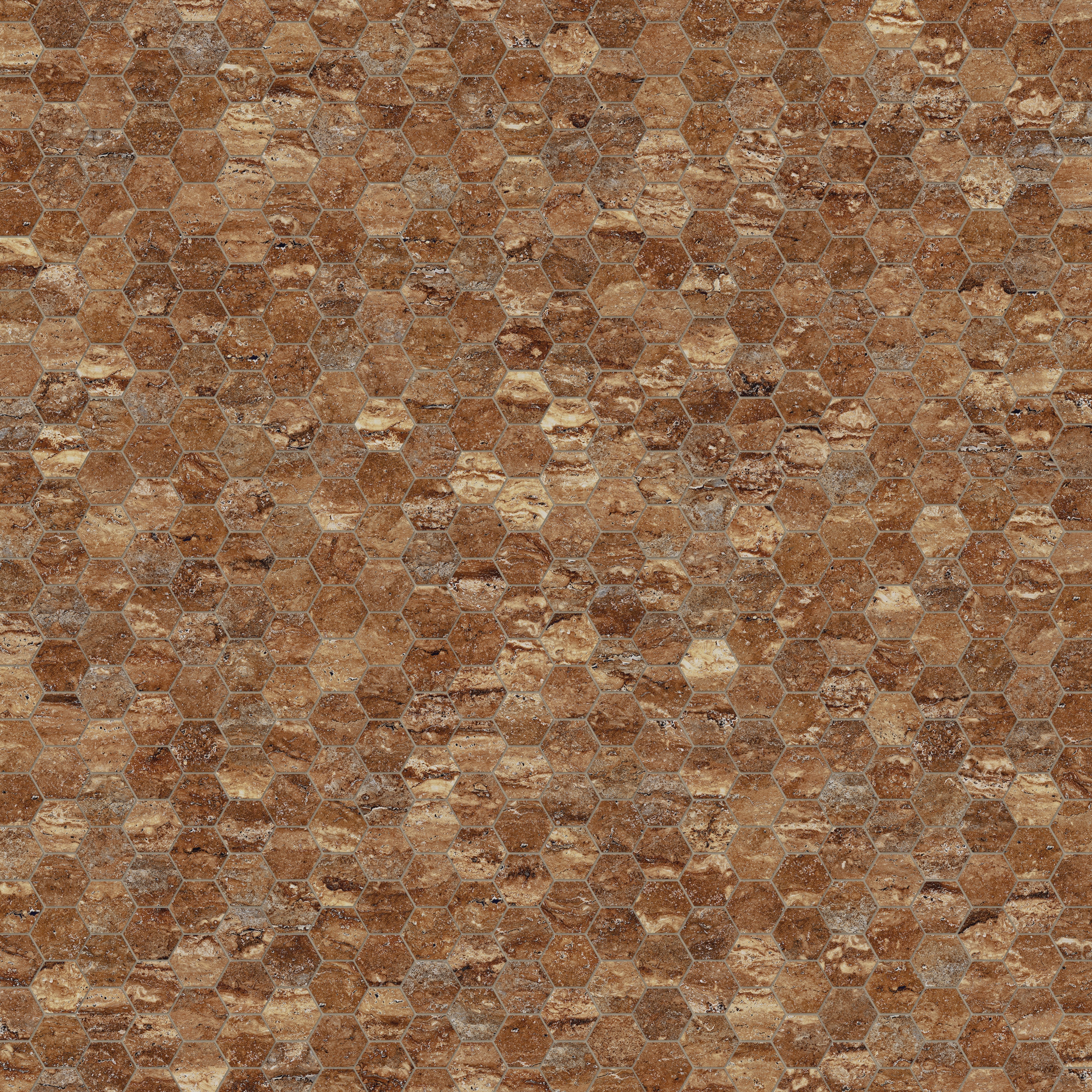 Marlow 3x3 Matte Porcelain Hexagon Mosaic Tile in Bold - Image 4
