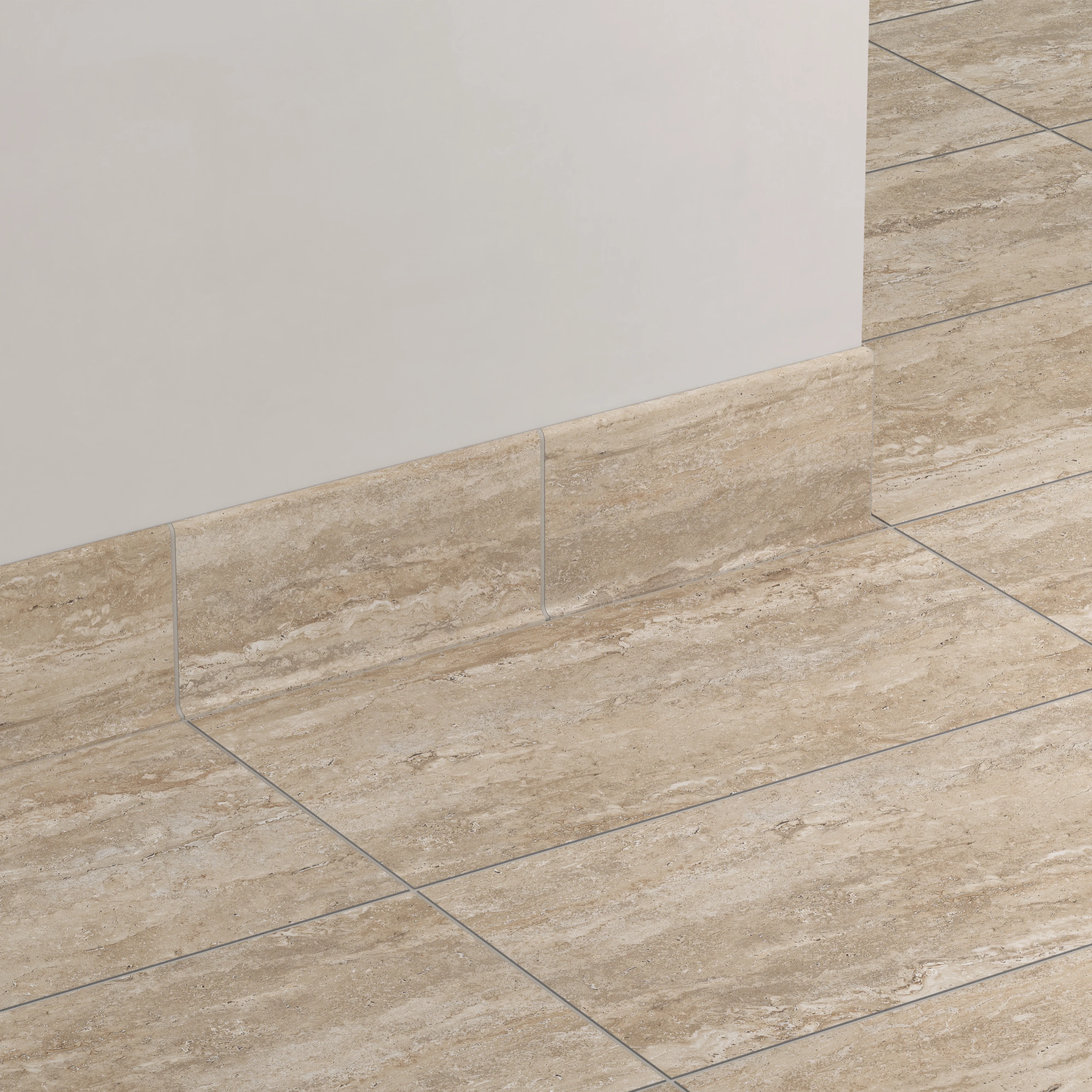 Marlow 6x12 Matte Porcelain Cove Base Tile in Navona - Image 3