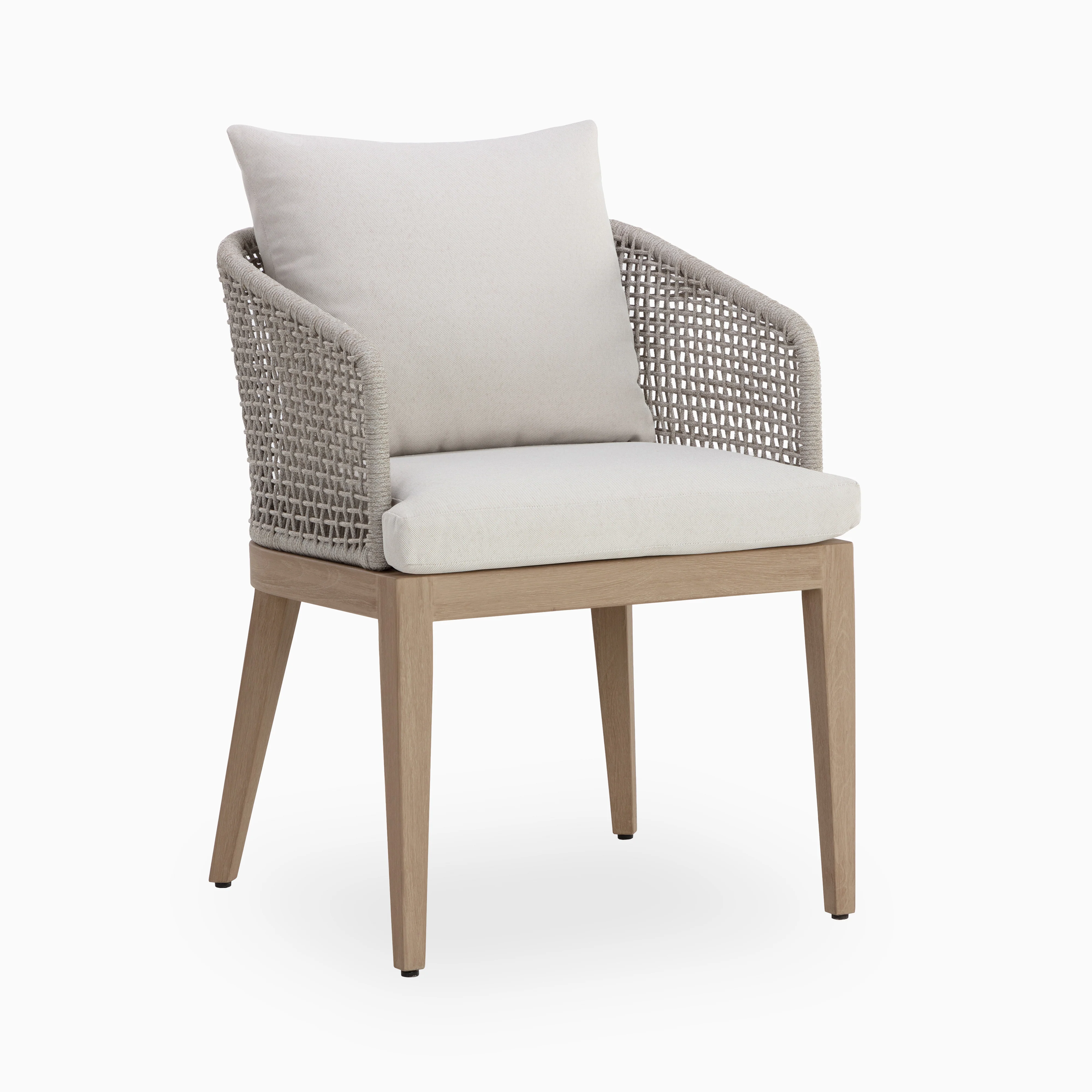 Mateo Outdoor Dining Chair in Cream