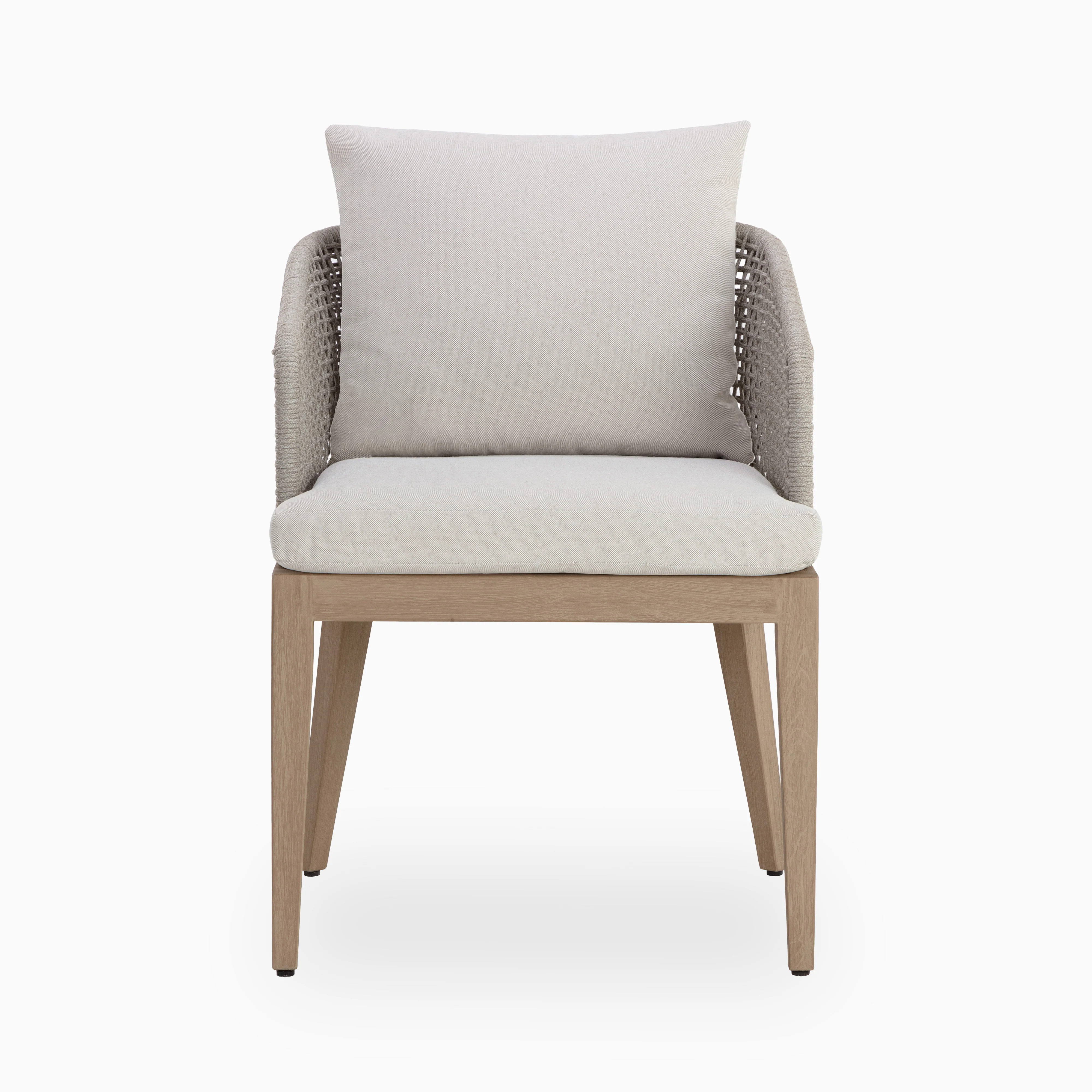 Mateo Outdoor Dining Chair in Cream - Image 2