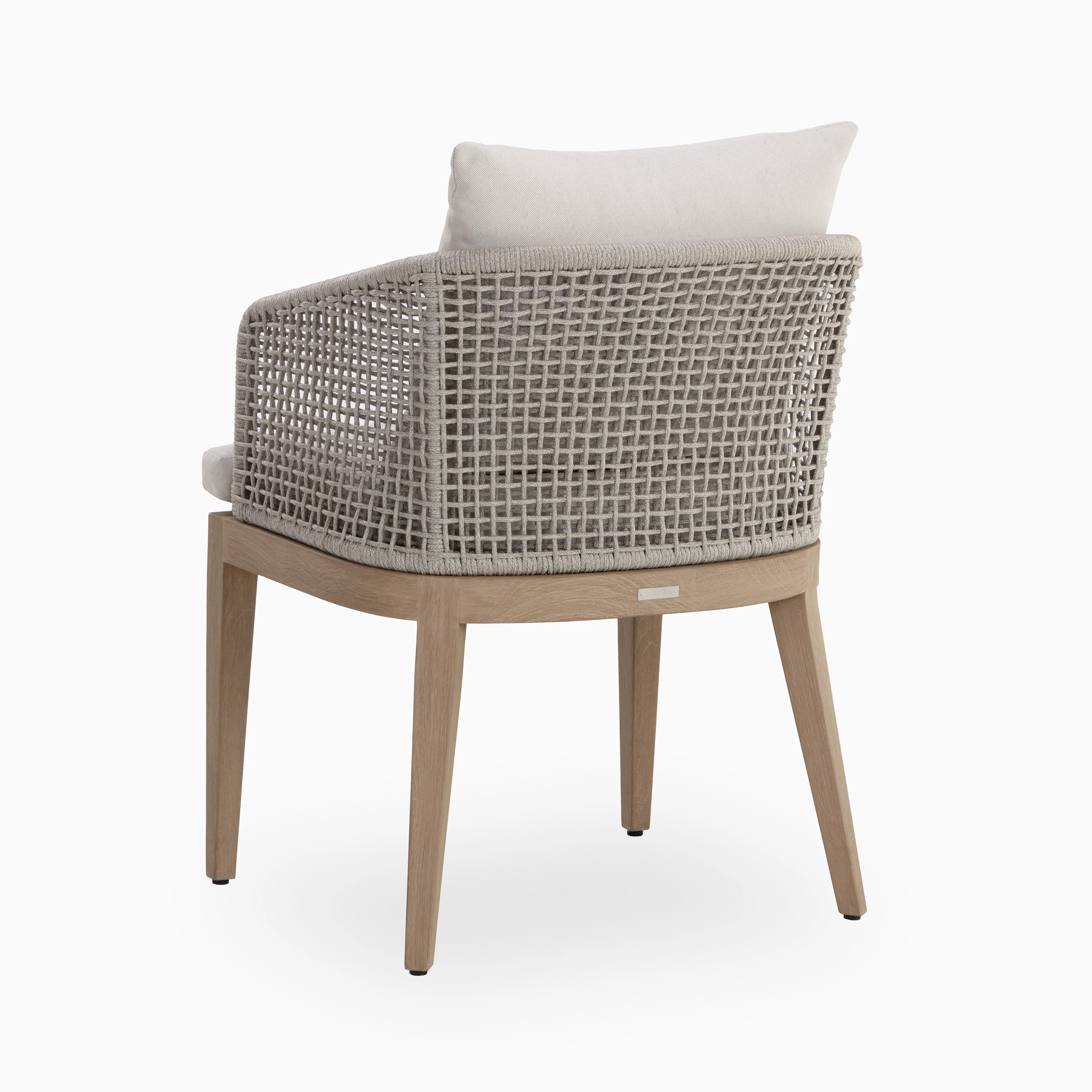 Mateo Outdoor Dining Chair in Cream - Image 4