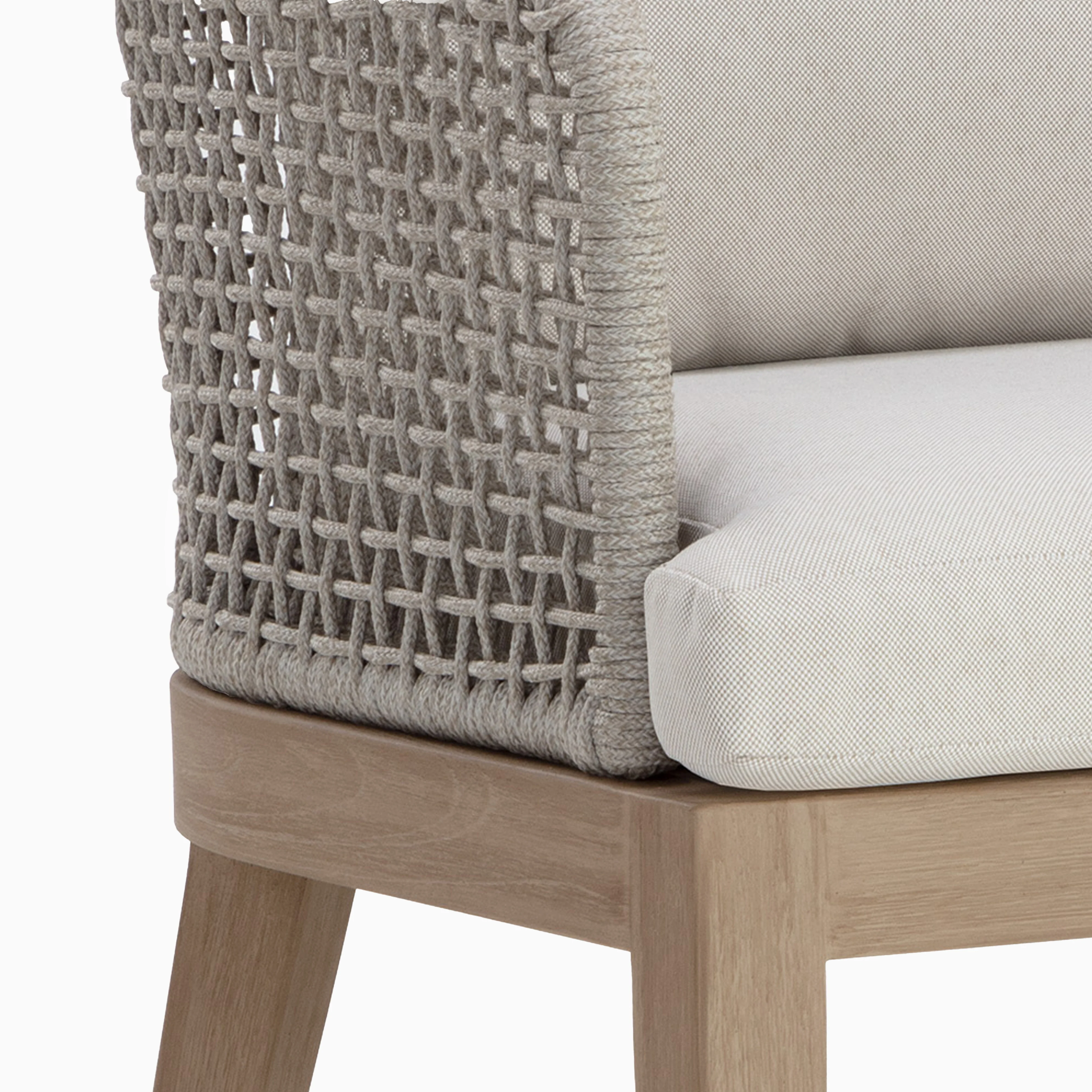 Mateo Outdoor Dining Chair in Cream - Image 5