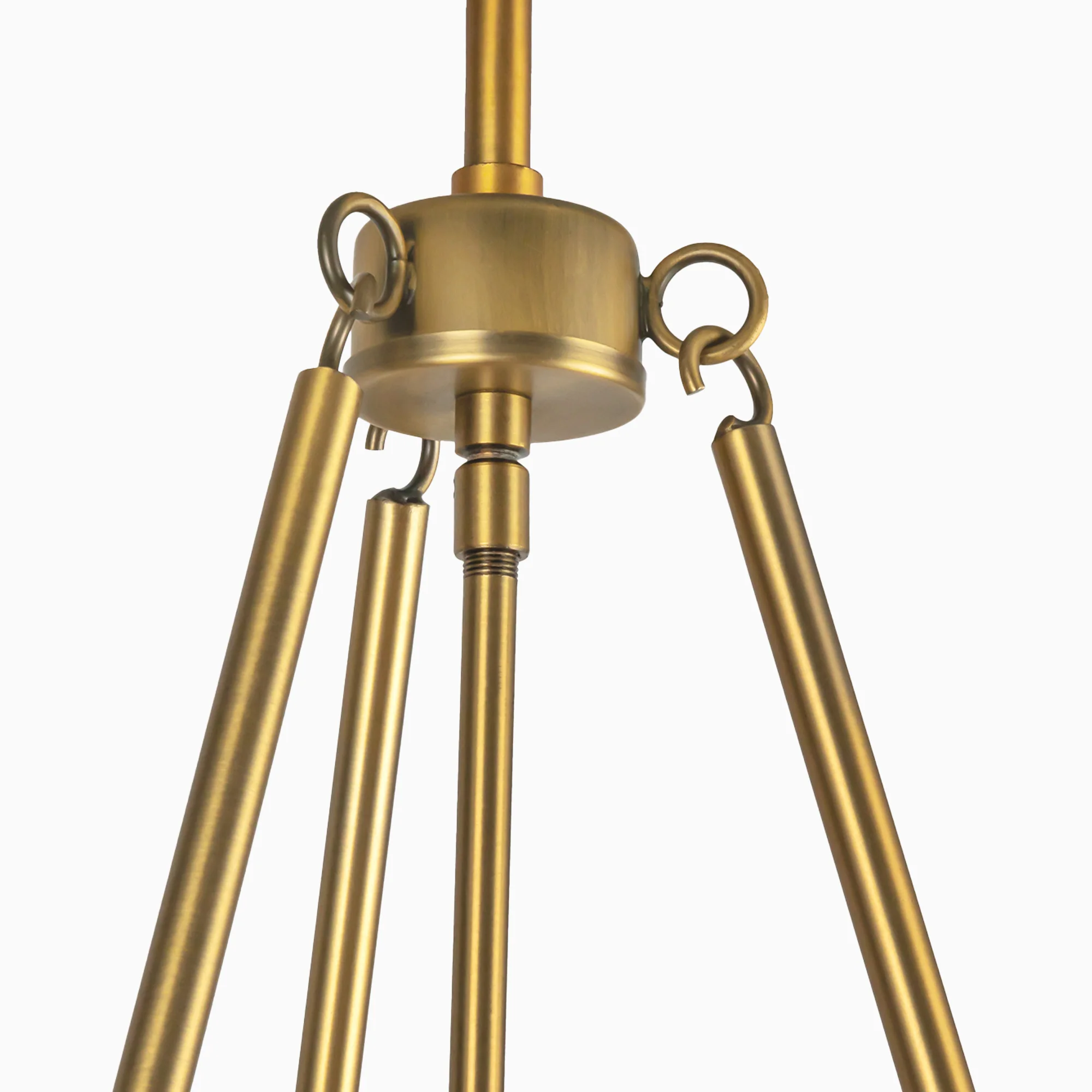 Matthew 18" 1 Light Pendant in Aged Gold/White Linen - Image 6