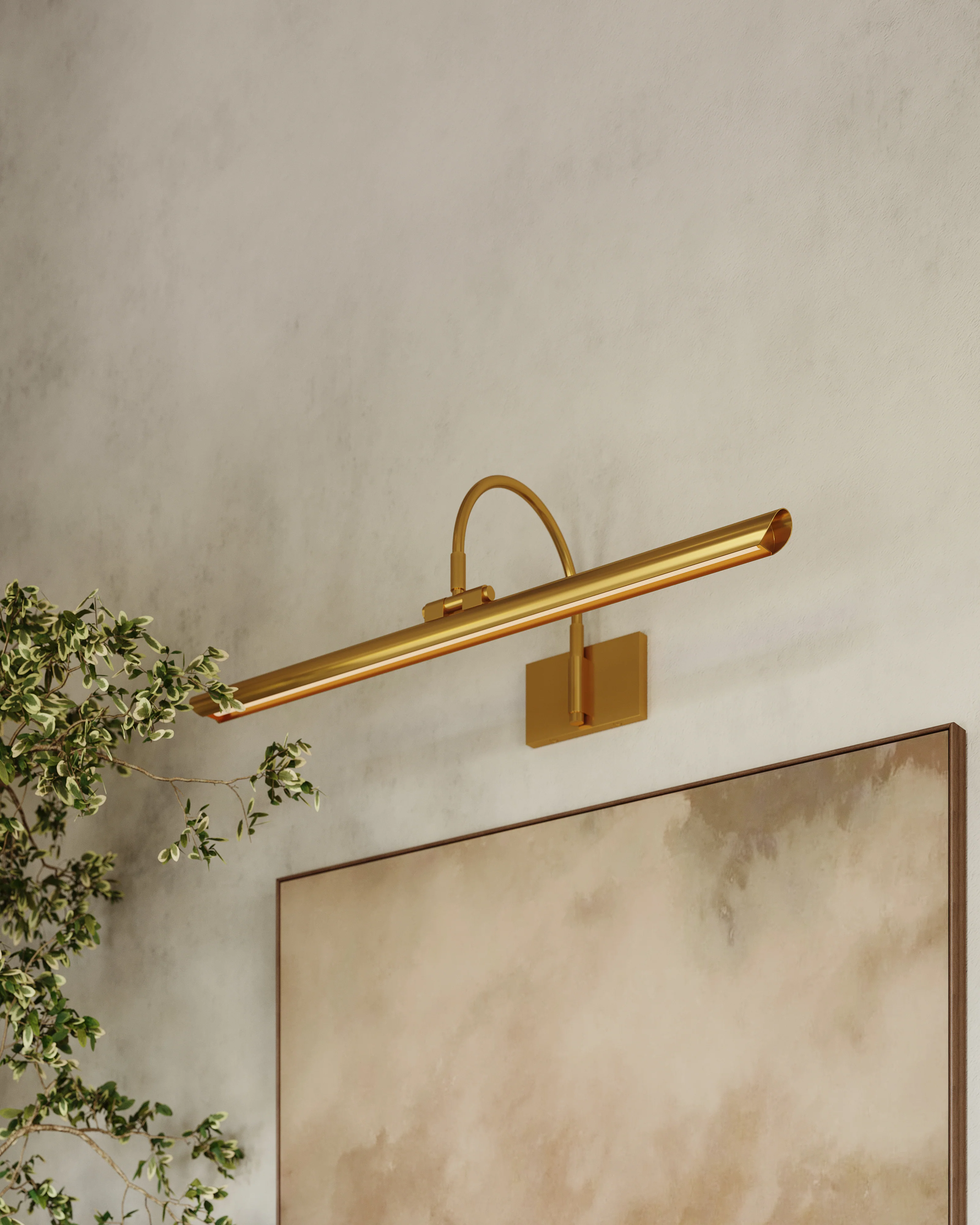 McAvoy 24" Picture Light in Aged Brass - Image 2