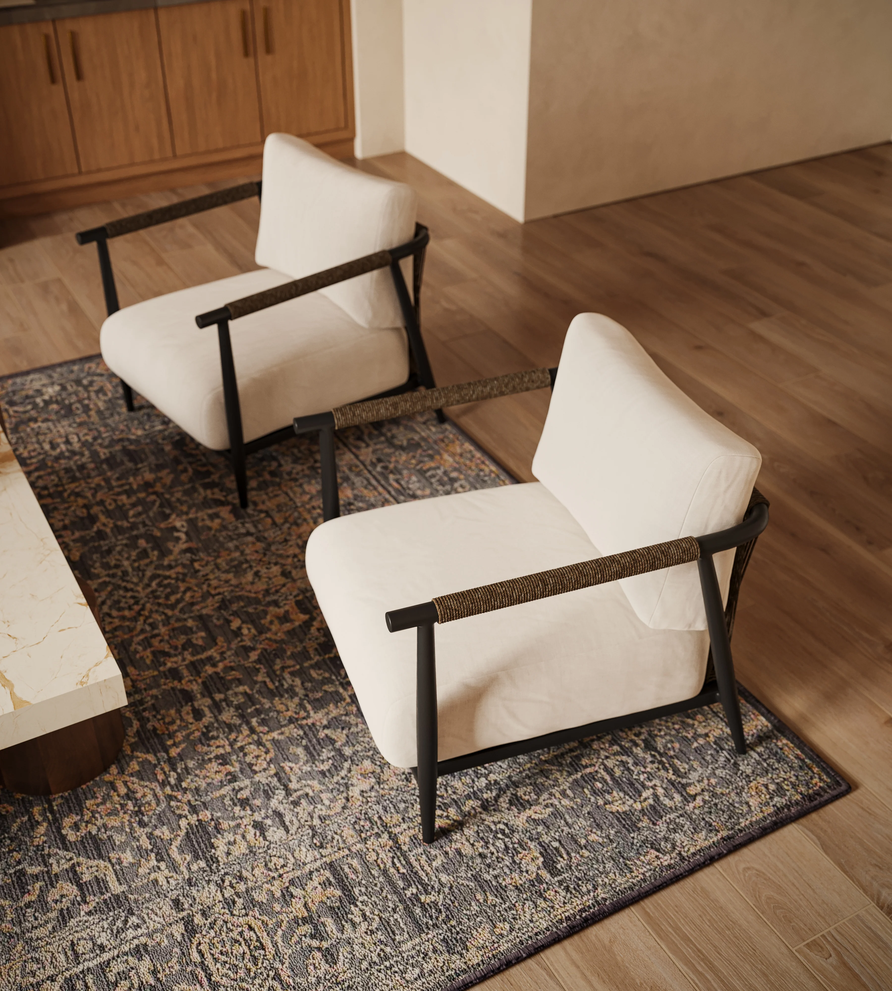 McGowan Rug in Midnight / Desert - Image 2