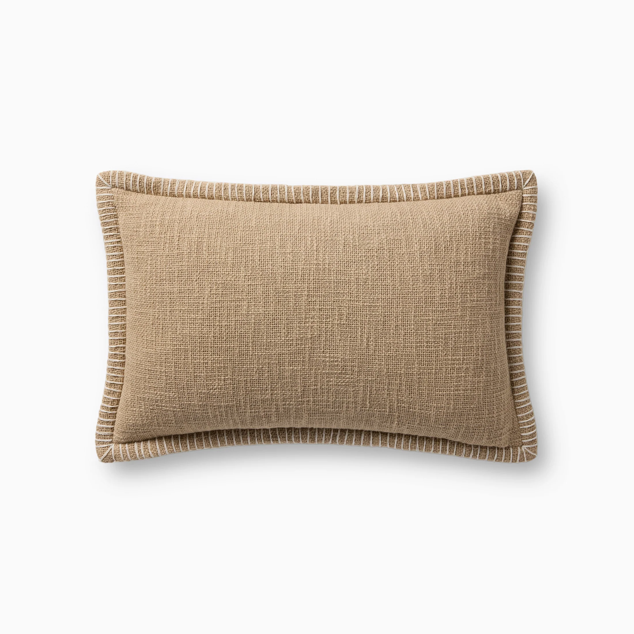 Merelle 13" x 21" Down Pillow in Tan