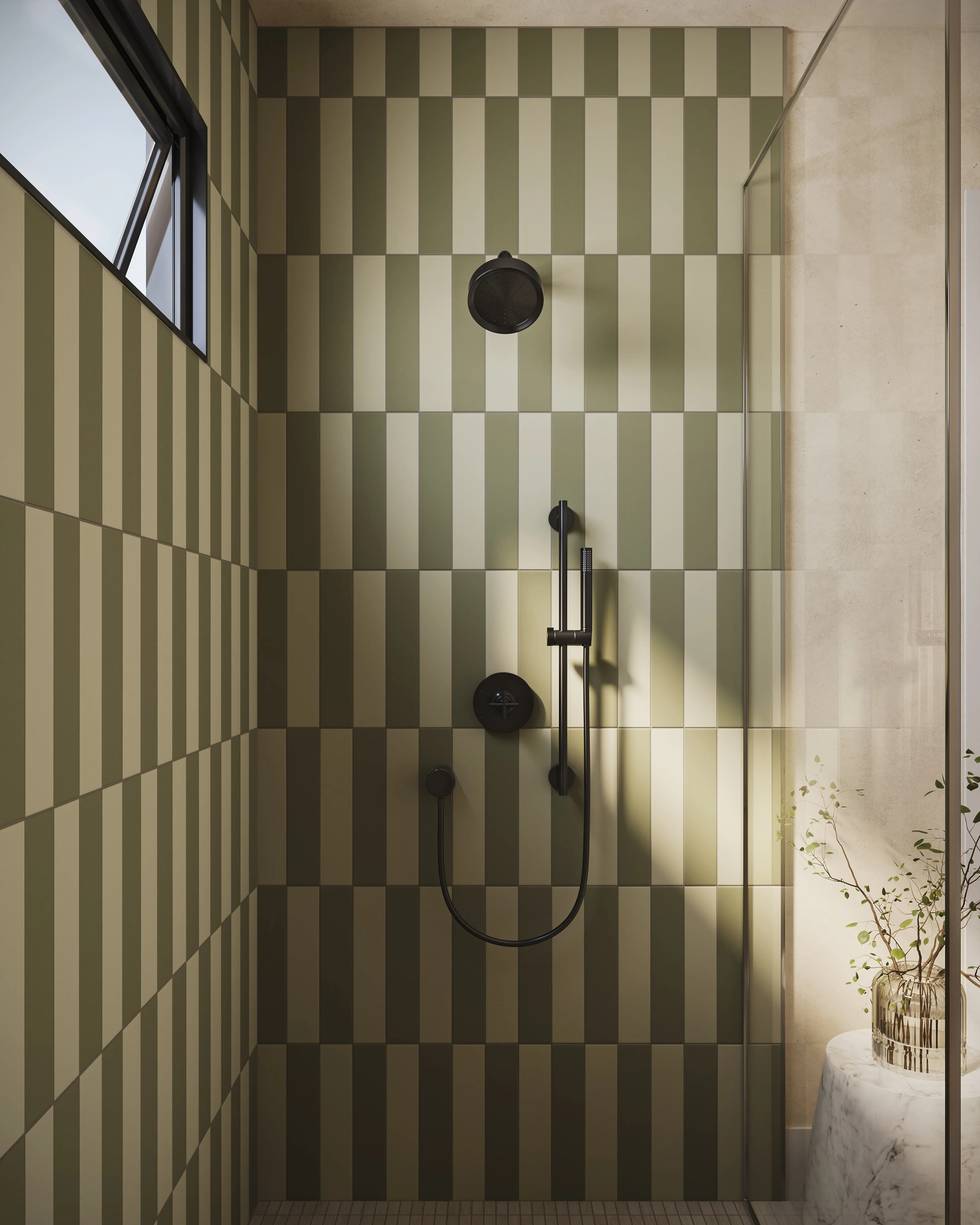 Merrick 3x11 Matte Porcelain Tile in Lounge Light Green - Image 2
