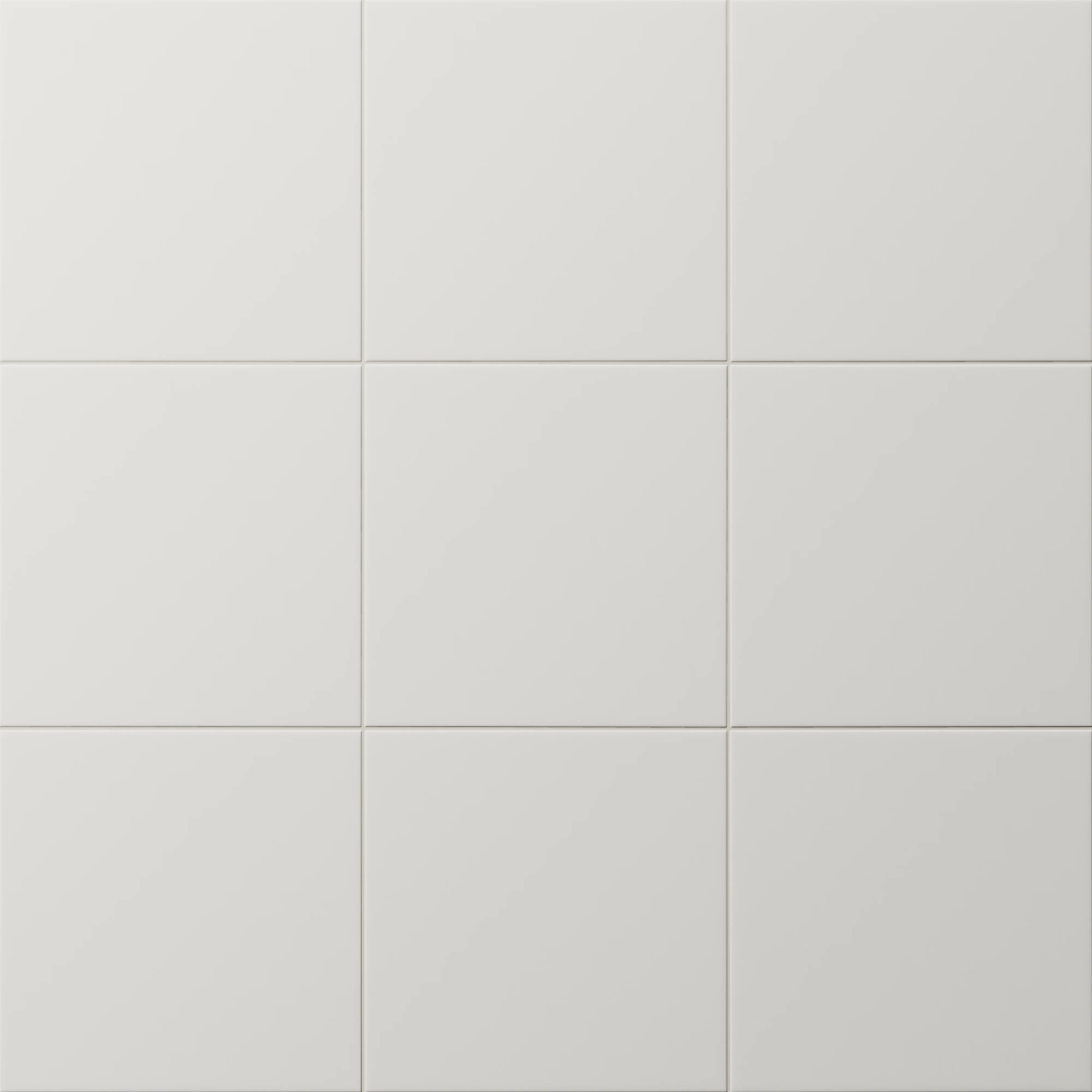 Merrick 8x8 Matte Porcelain Tile in Ambient White