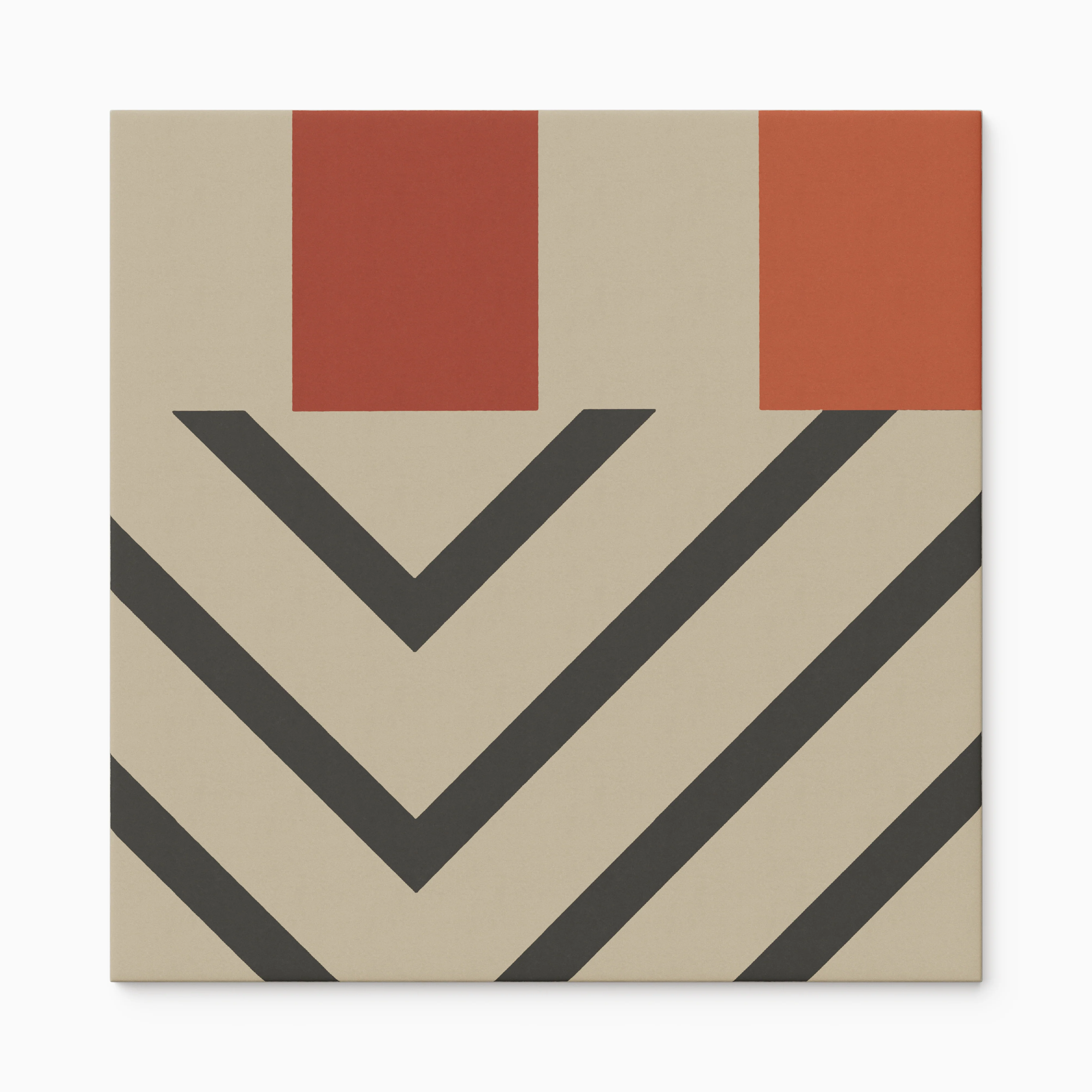 Merrick 8x8 Matte Porcelain Tile in Color Mix - Image 2
