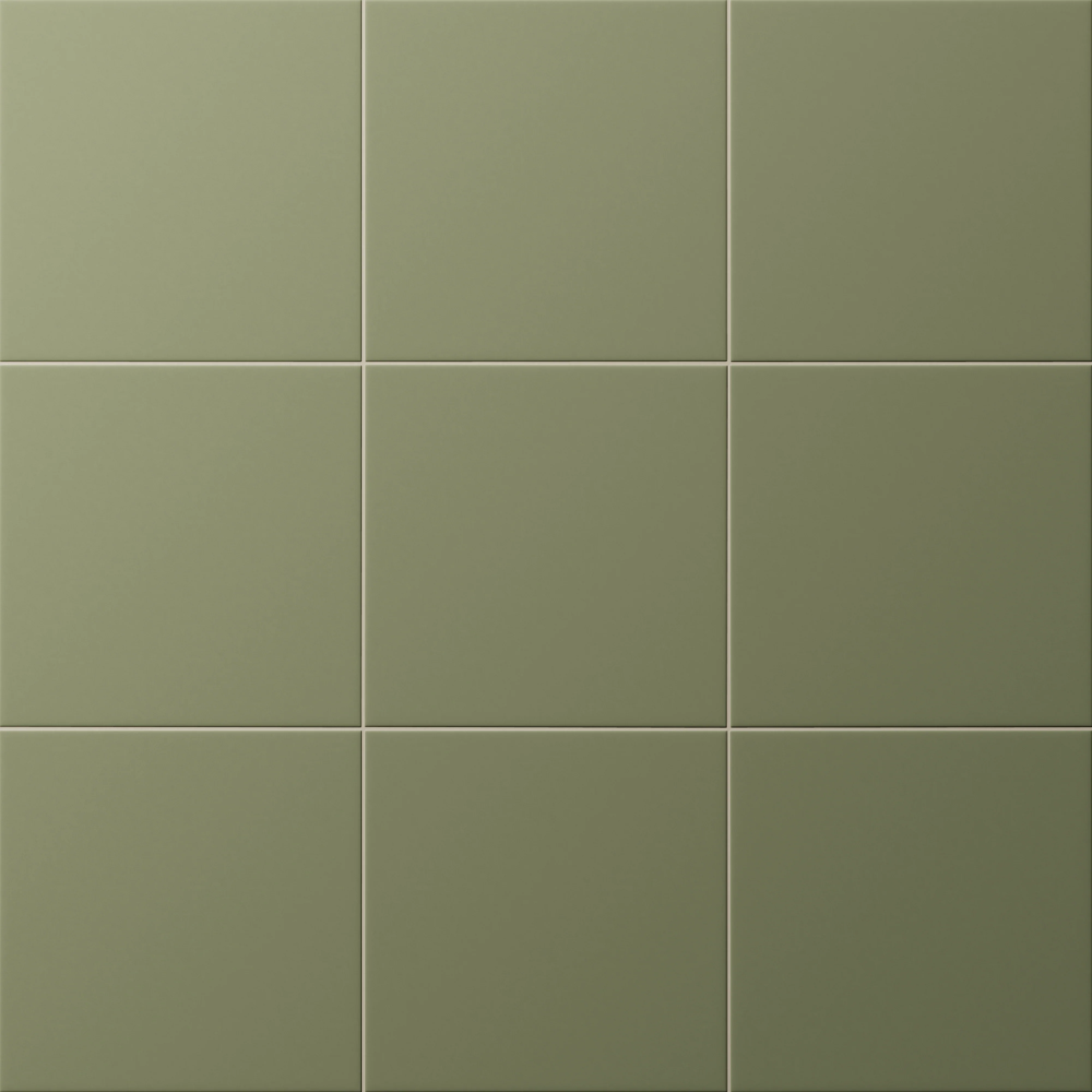 Merrick 8x8 Matte Porcelain Tile in Folk Green