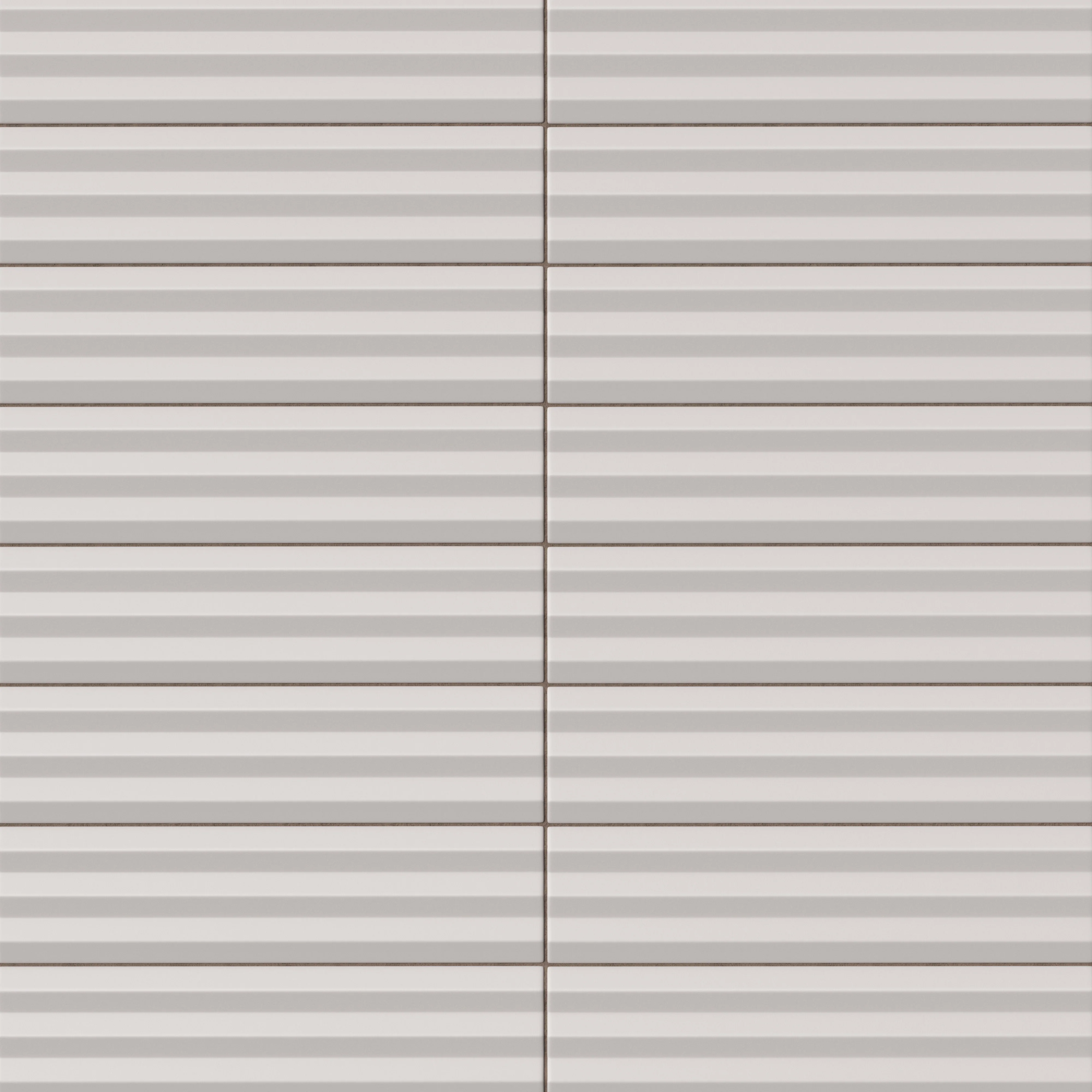 Mika 2.5x10 Matte Ceramic Beveled Tile in Ash