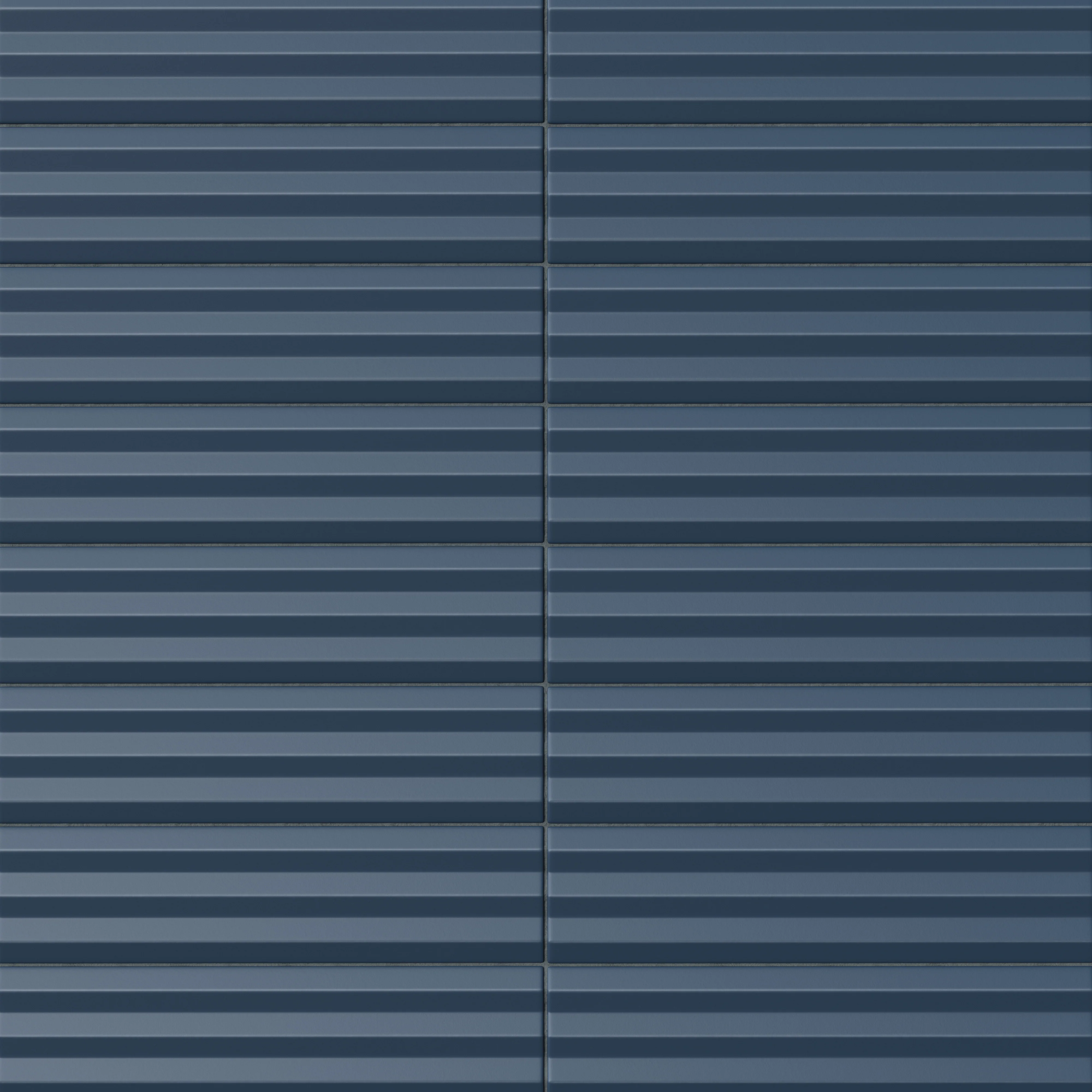 Mika 2.5x10 Matte Ceramic Beveled Tile in Midnight
