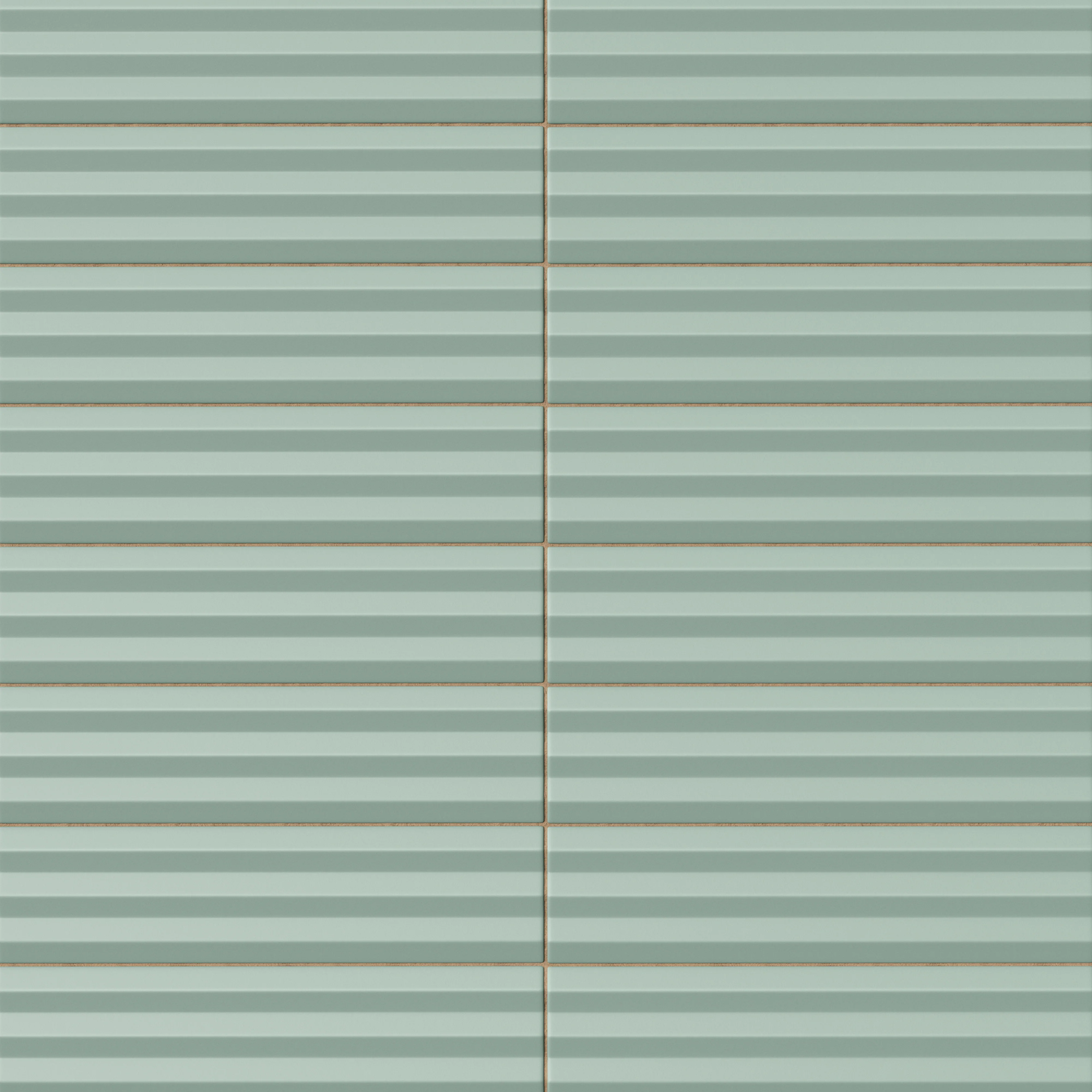 Mika 2.5x10 Matte Ceramic Beveled Tile in Sage