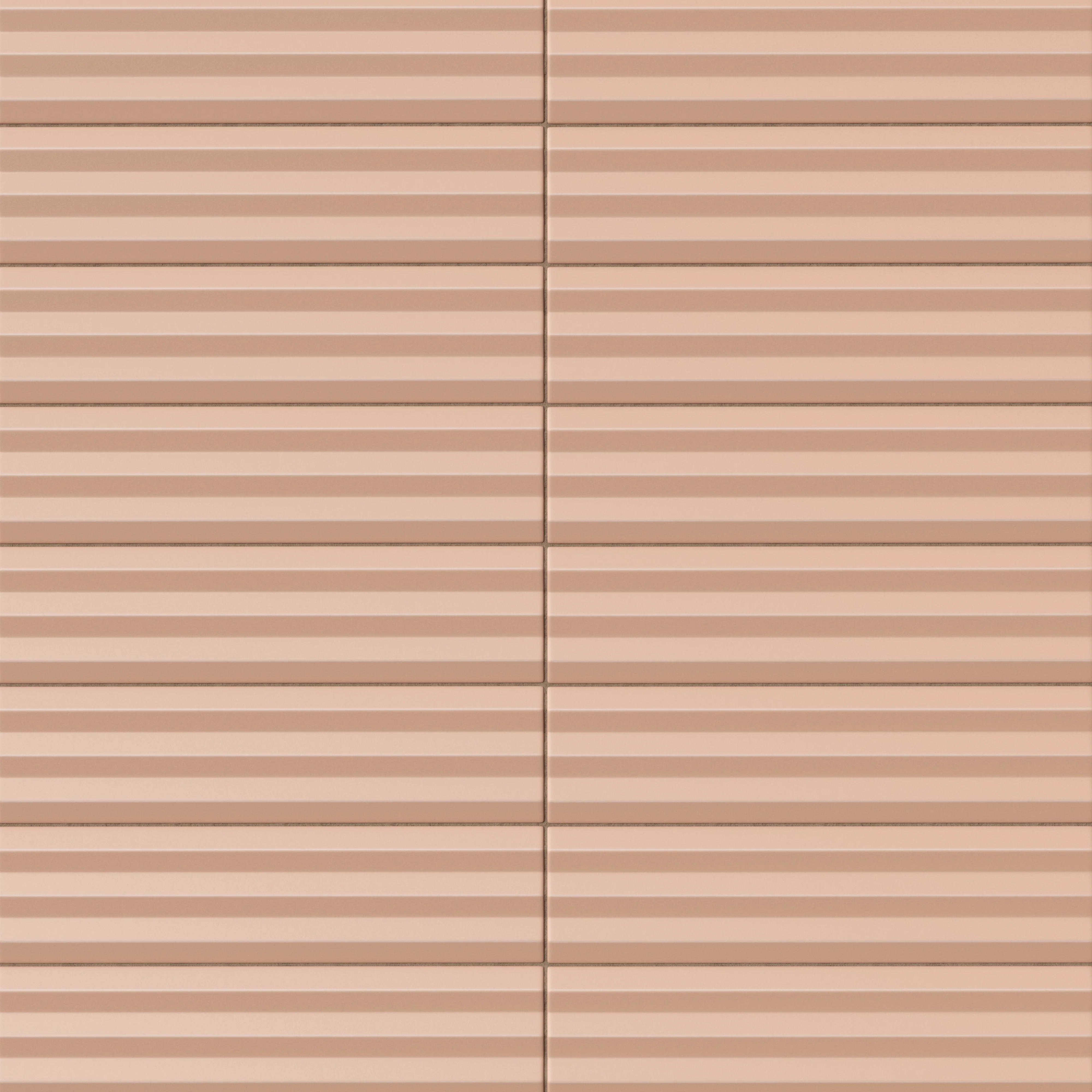 Mika 2.5x10 Matte Ceramic Beveled Tile in Tan