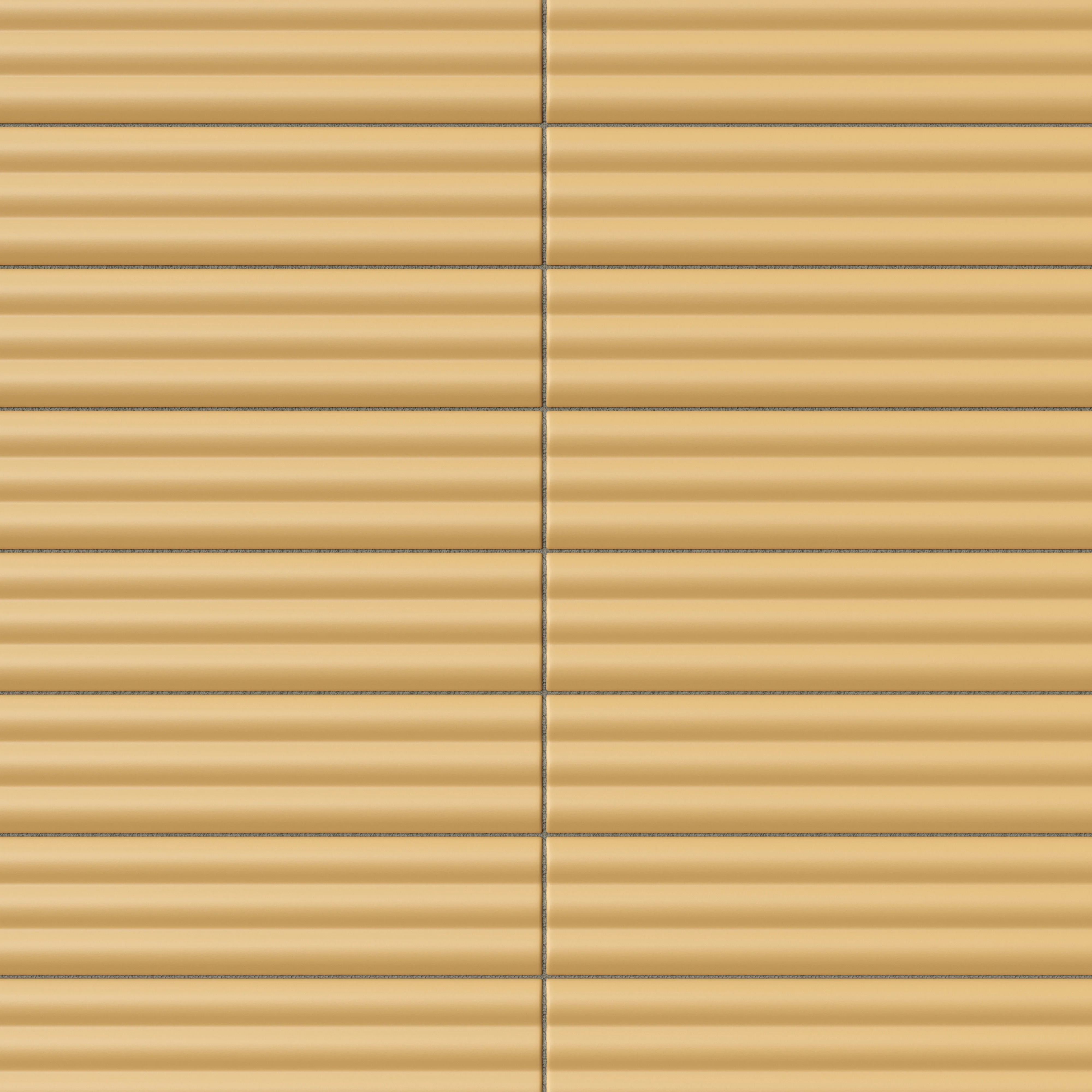 Mika 2.5x10 Matte Ceramic Reeded Tile in Dijon