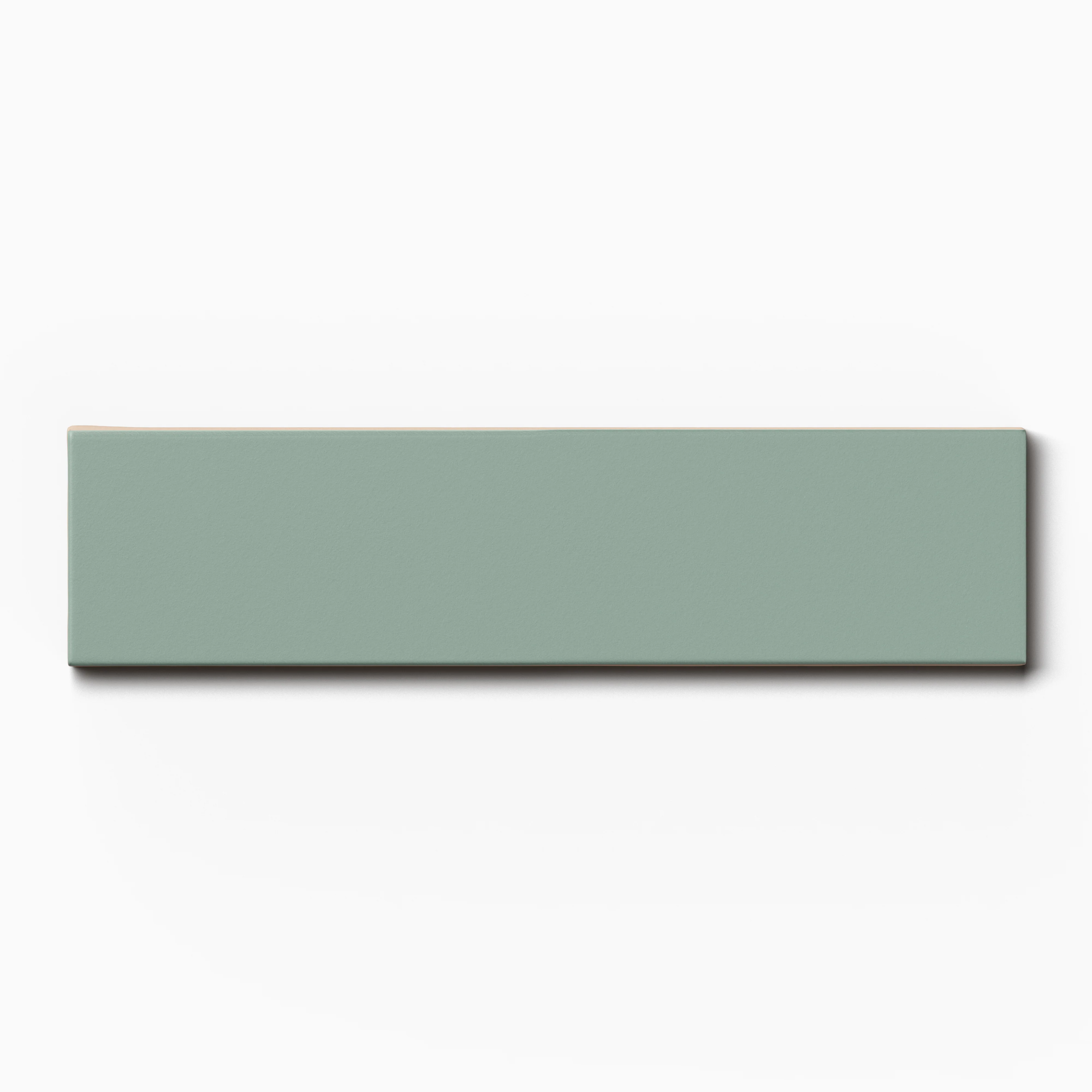 Mika 2.5x10 Matte Ceramic Tile in Sage - Image 2