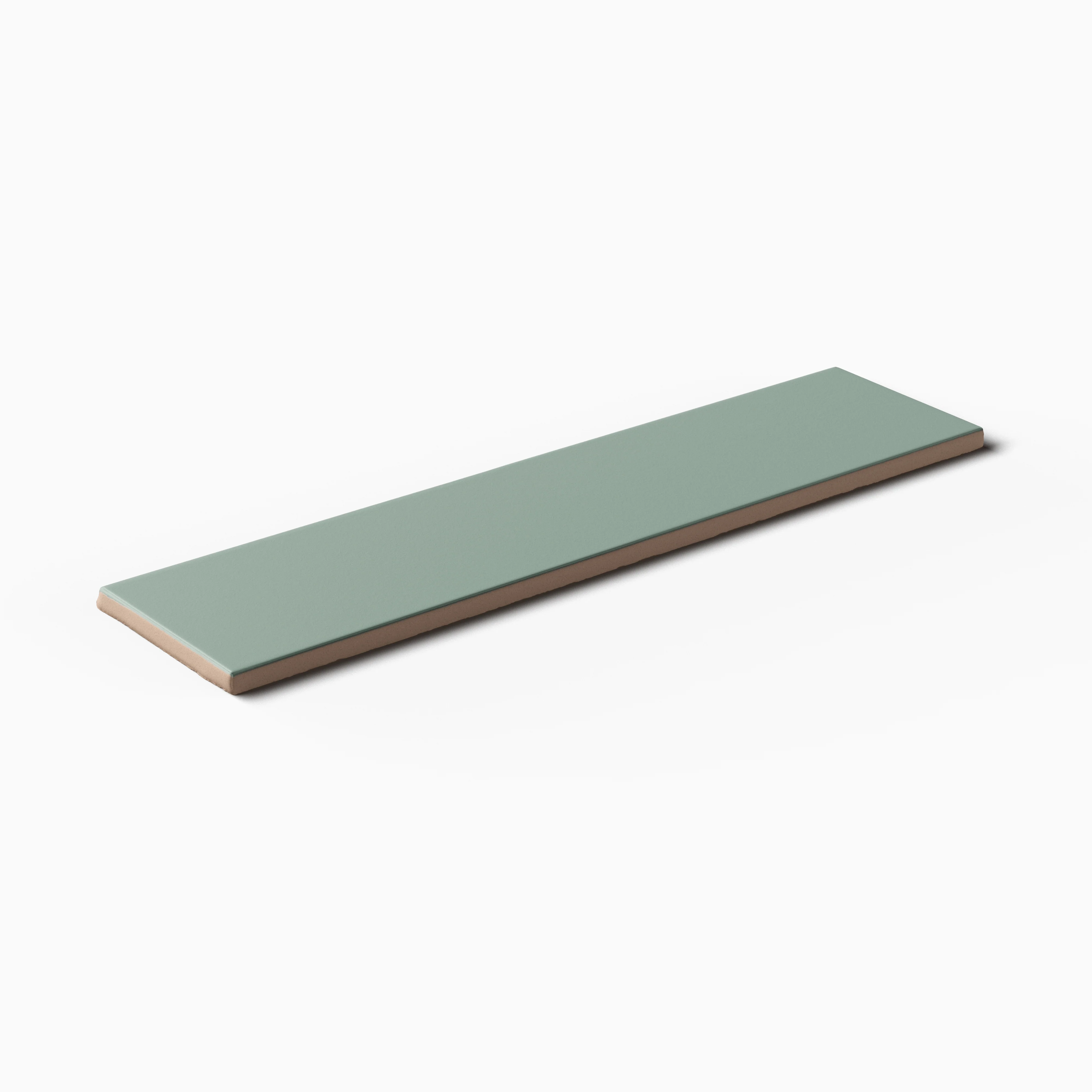 Mika 2.5x10 Matte Ceramic Tile in Sage - Image 3