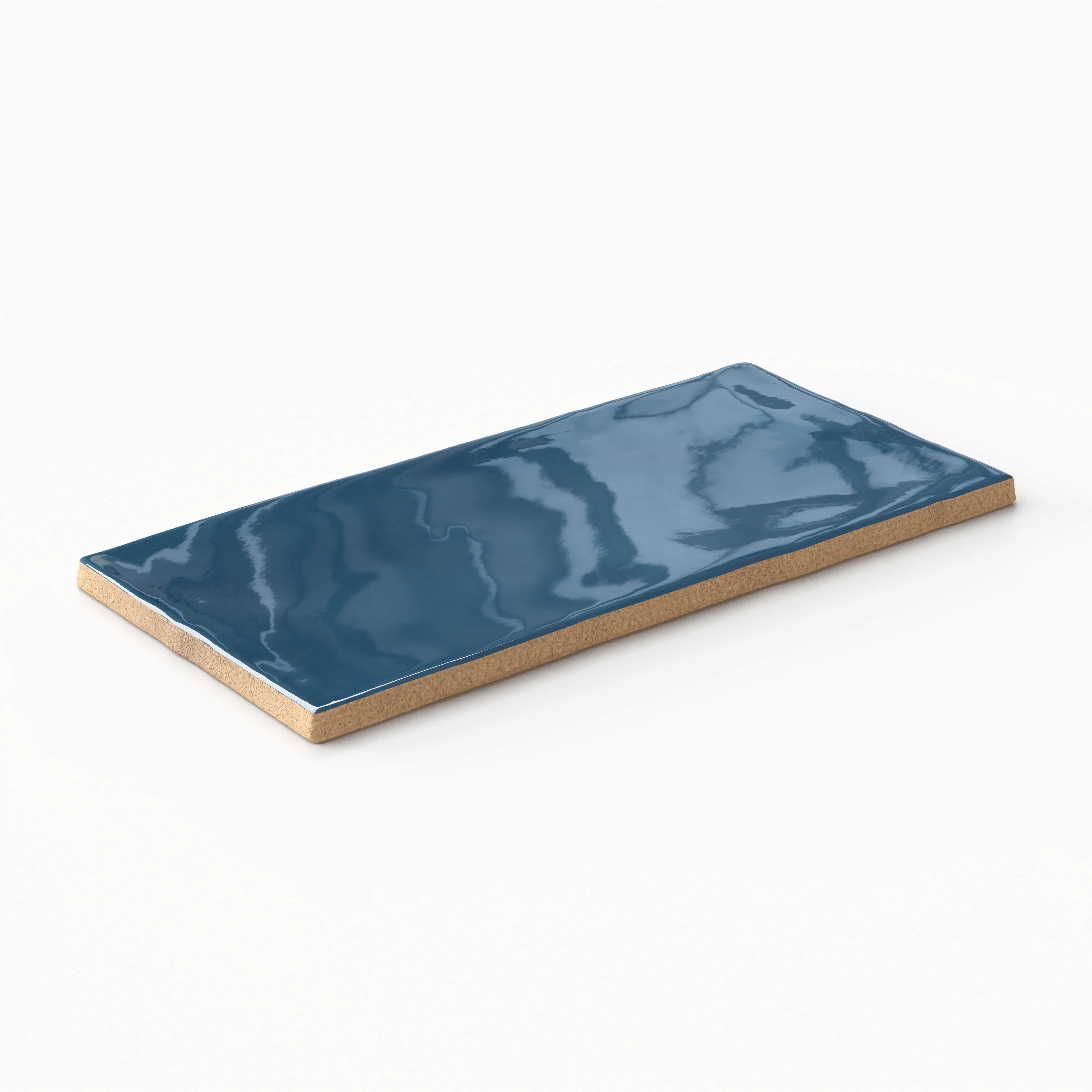 Mikayla 2.5x5 Glossy Ceramic Tile in Cerulean - Image 4