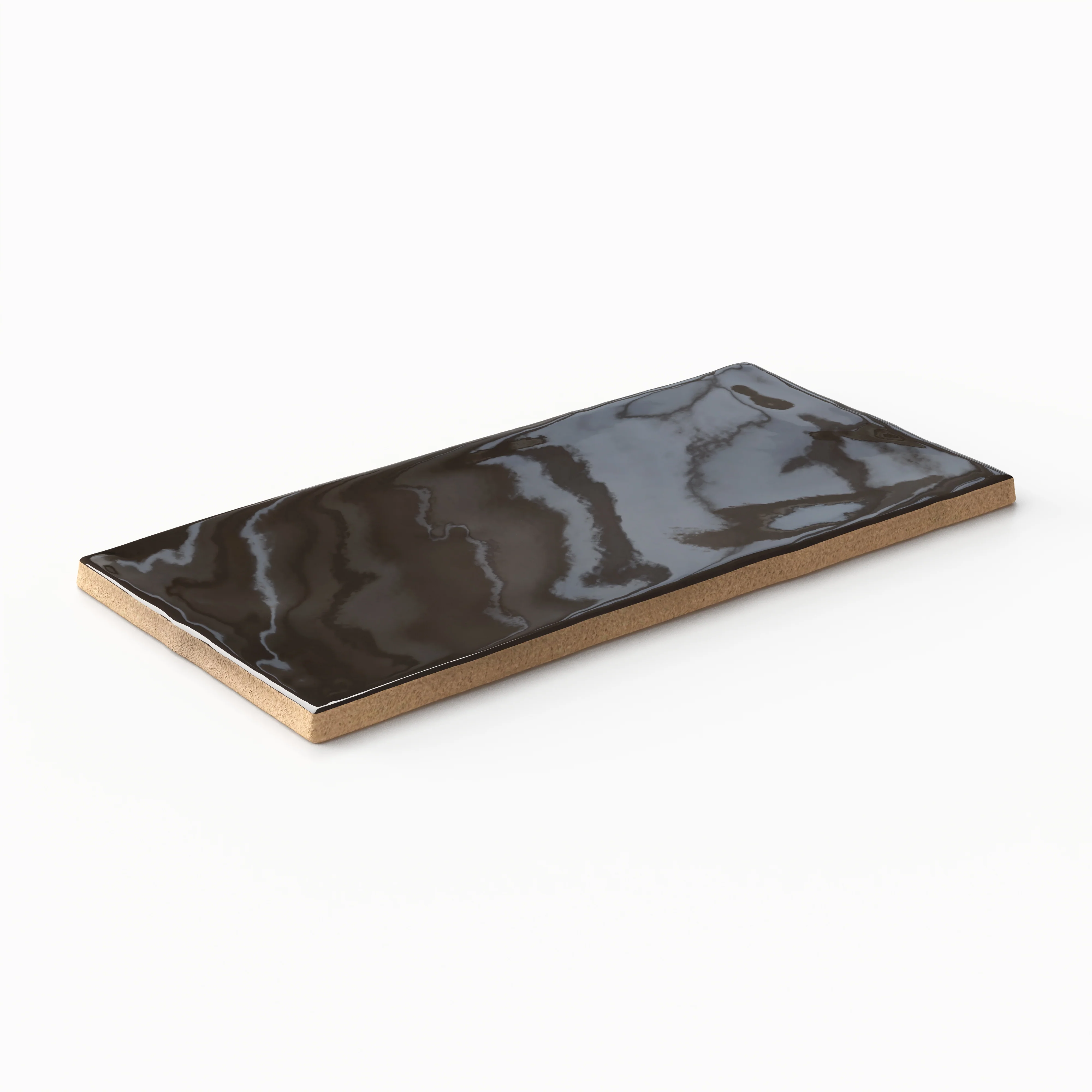 Mikayla 2.5x5 Glossy Ceramic Tile in Espresso - Image 4