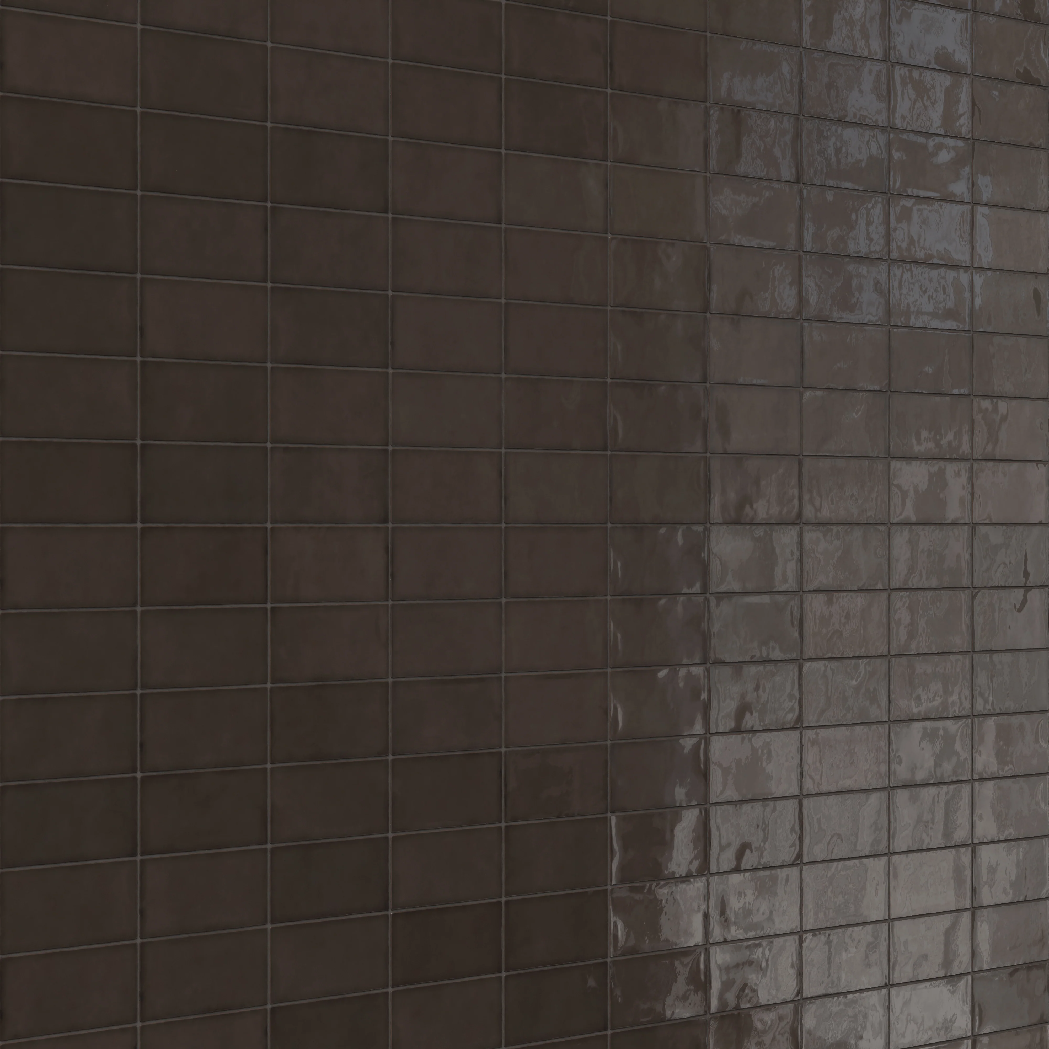 Mikayla 2.5x5 Glossy Ceramic Tile in Espresso - Image 5