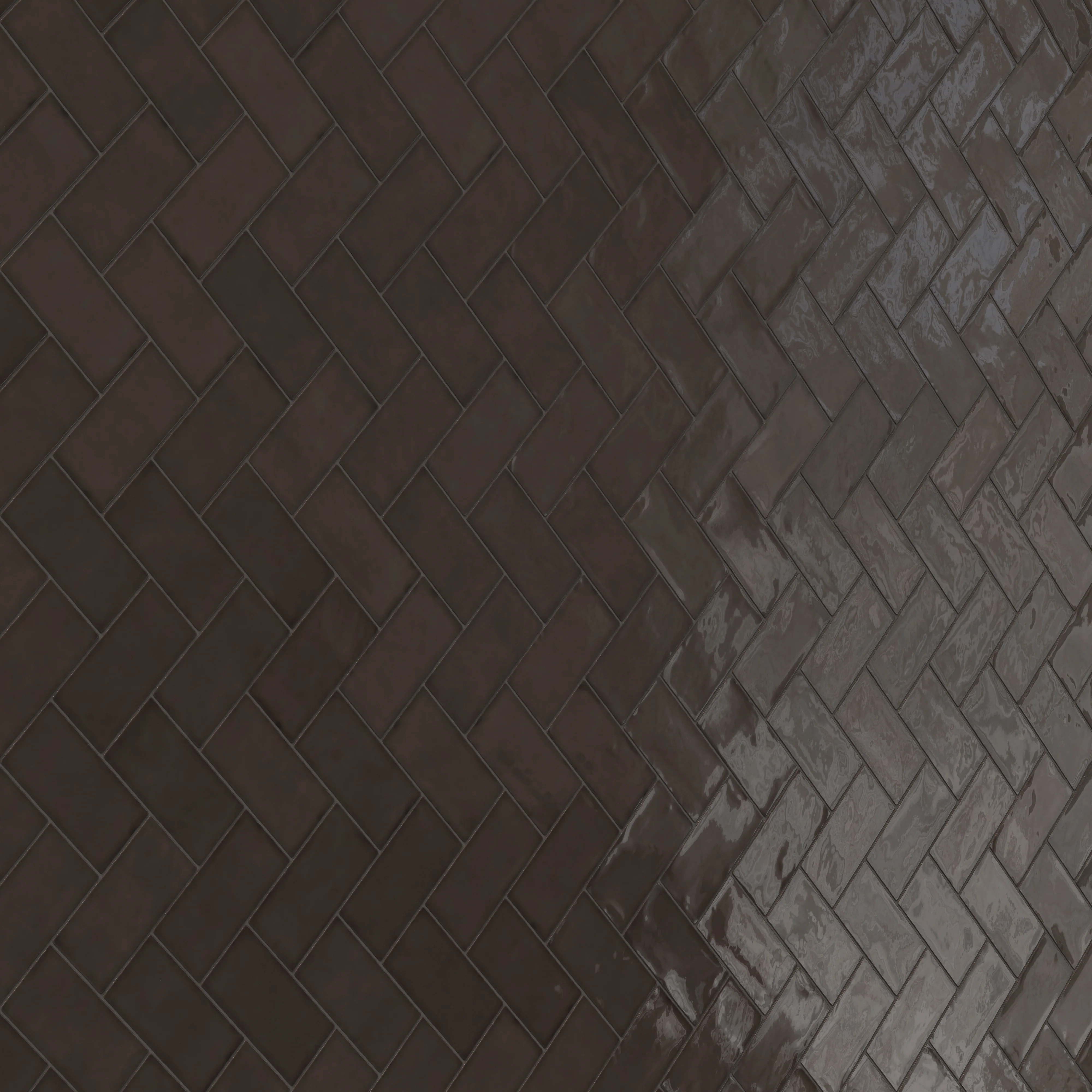 Mikayla 2.5x5 Glossy Ceramic Tile in Espresso - Image 9