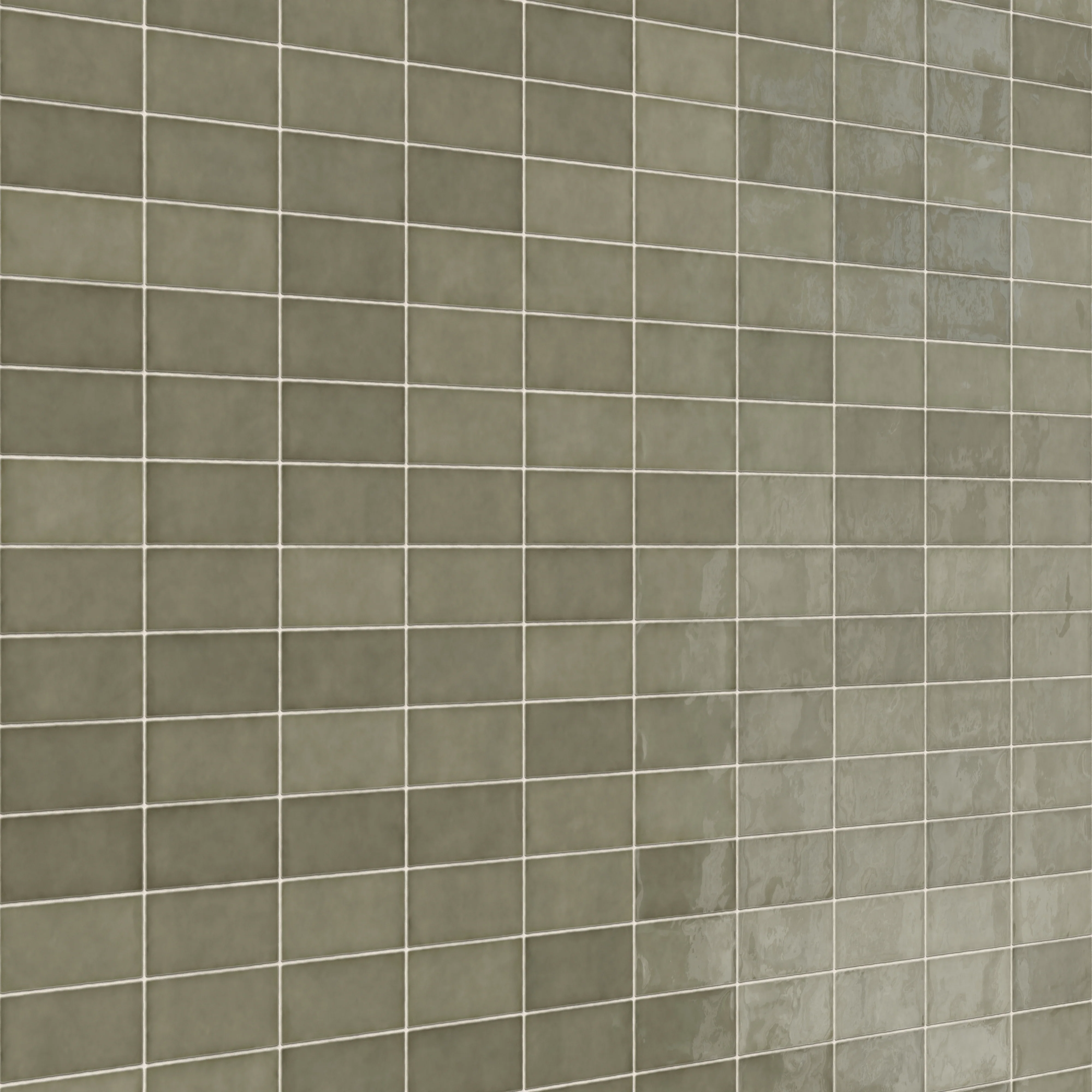 Mikayla 2.5x5 Glossy Ceramic Tile in Olive - Image 5