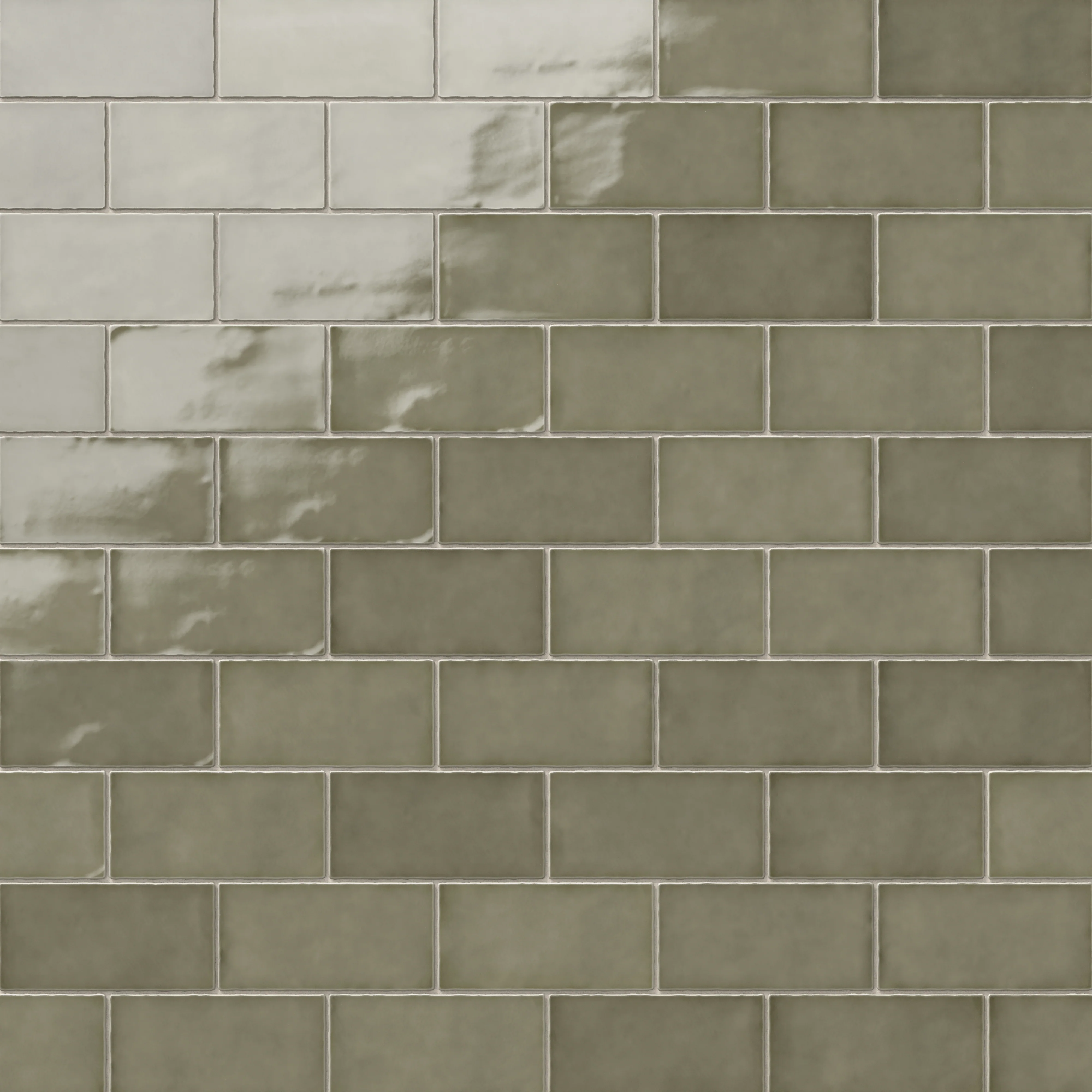 Mikayla 2.5x5 Glossy Ceramic Tile in Olive - Image 6