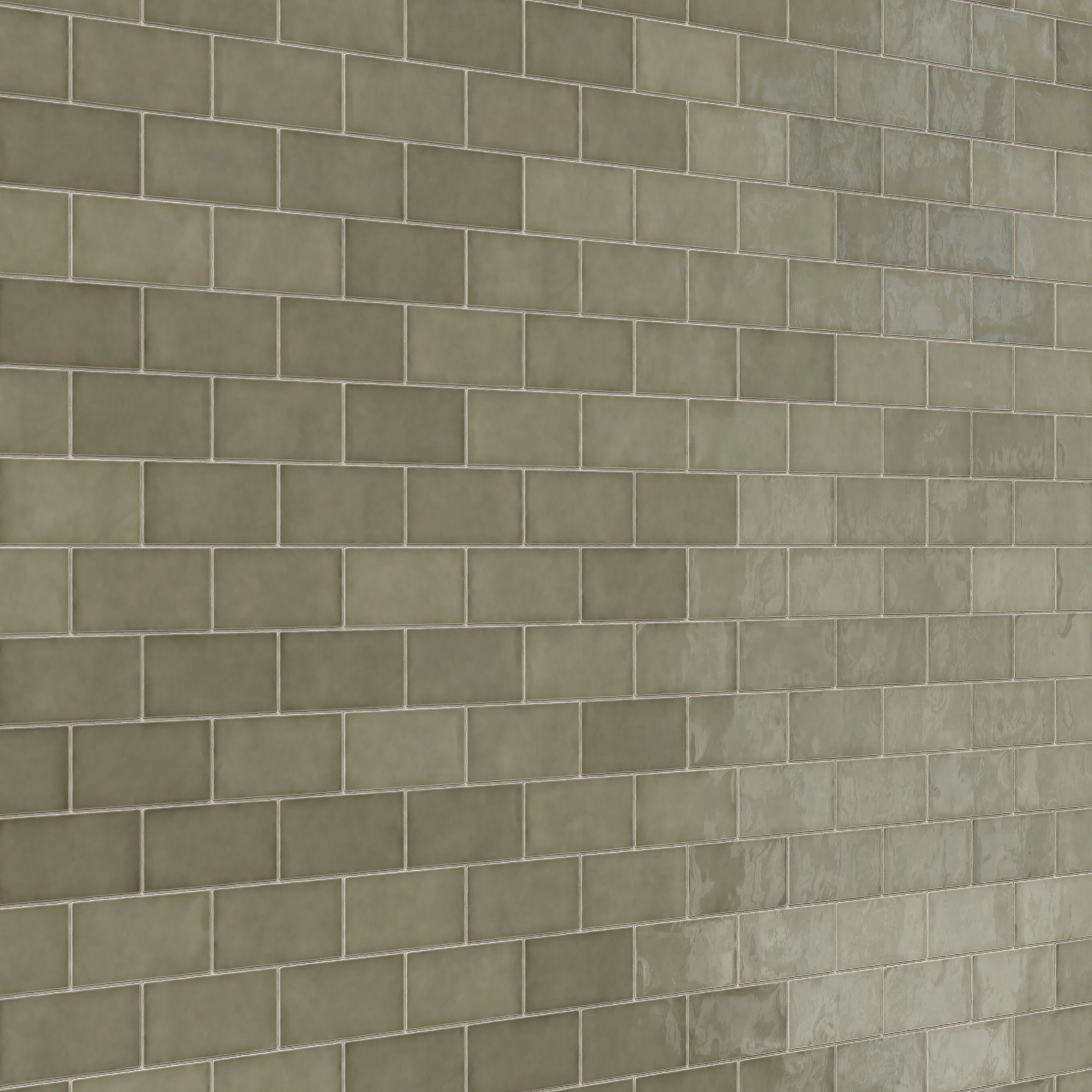 Mikayla 2.5x5 Glossy Ceramic Tile in Olive - Image 7