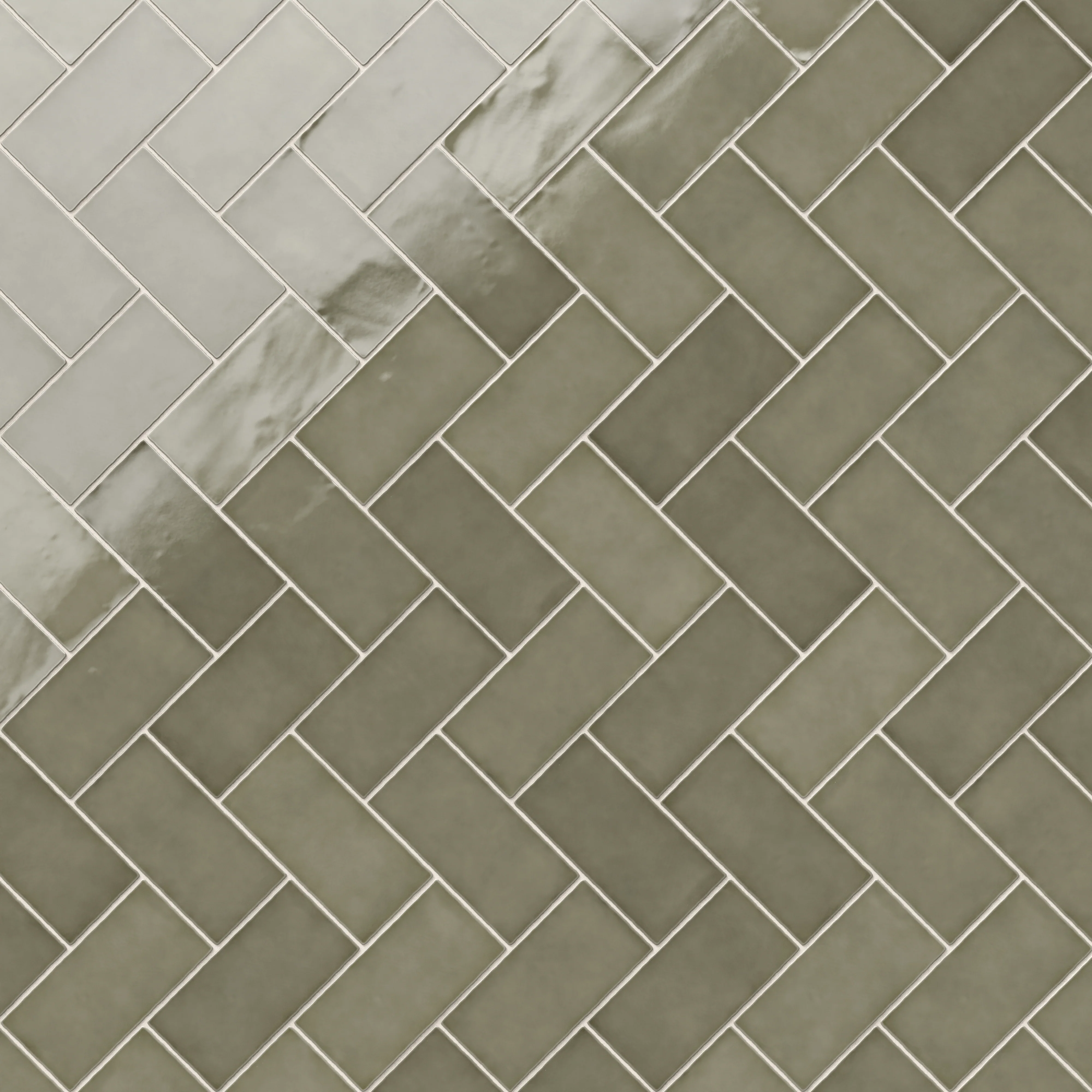 Mikayla 2.5x5 Glossy Ceramic Tile in Olive - Image 8