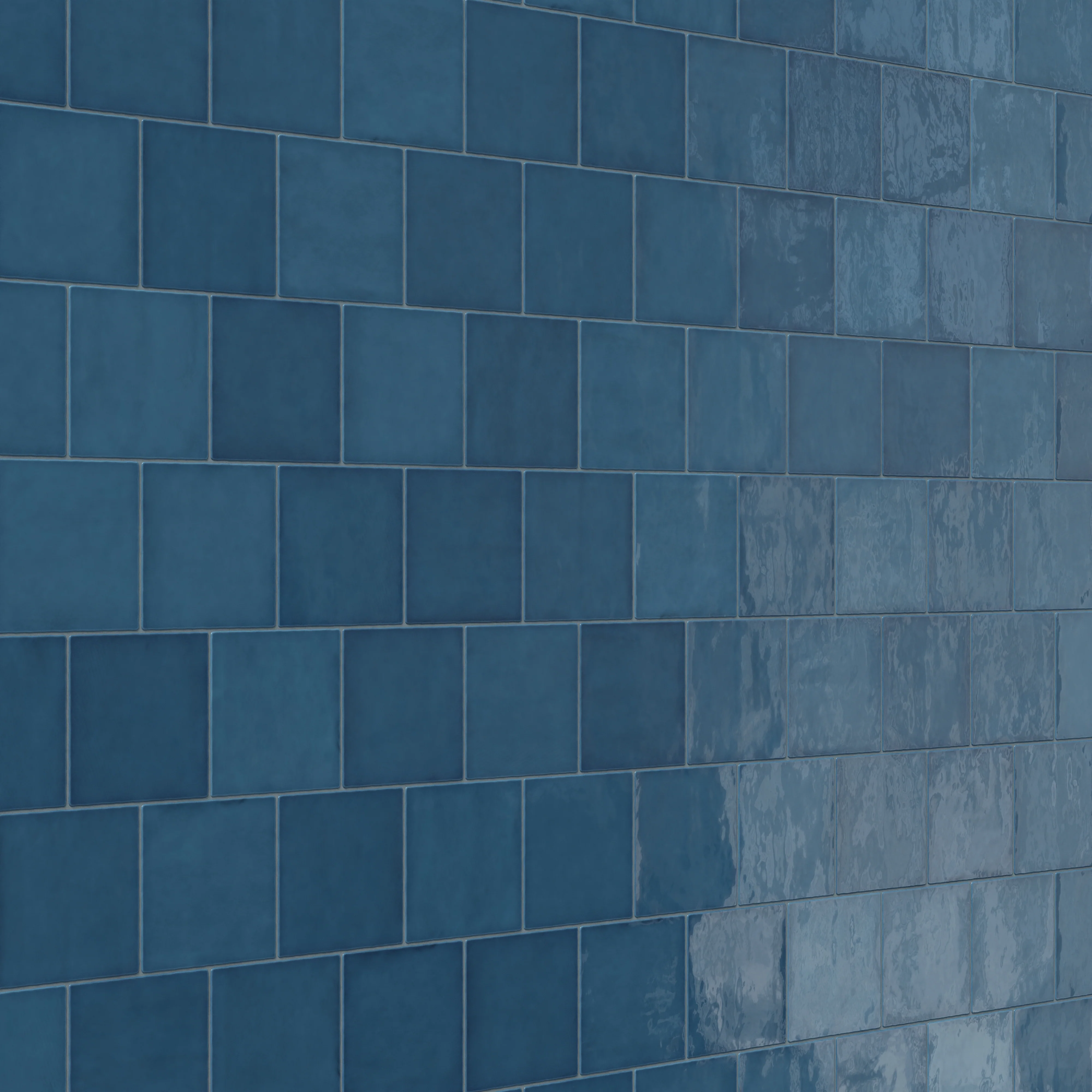 Mikayla 5x5 Glossy Ceramic Tile in Cerulean - Image 7