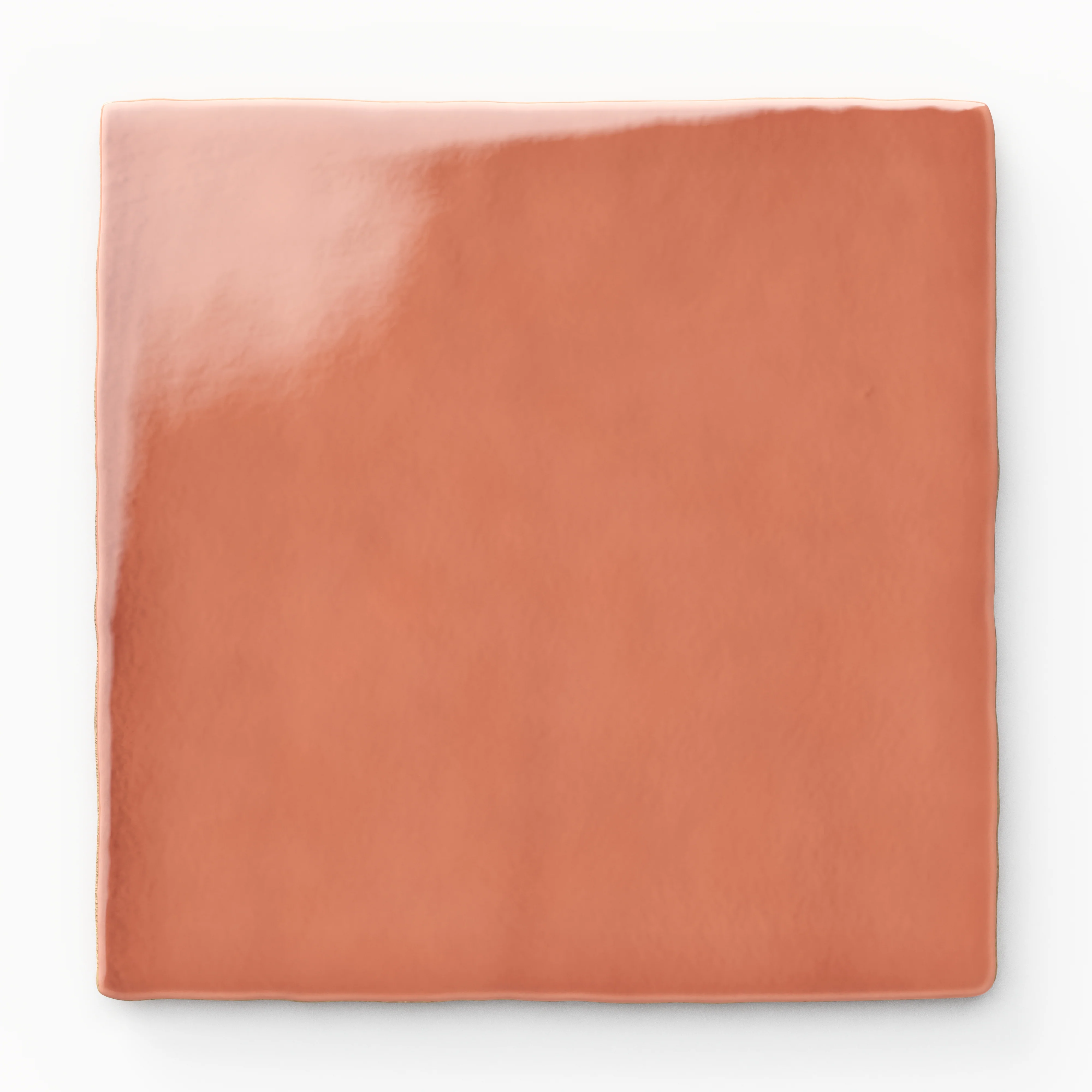 Mikayla 5x5 Glossy in Coral Sample