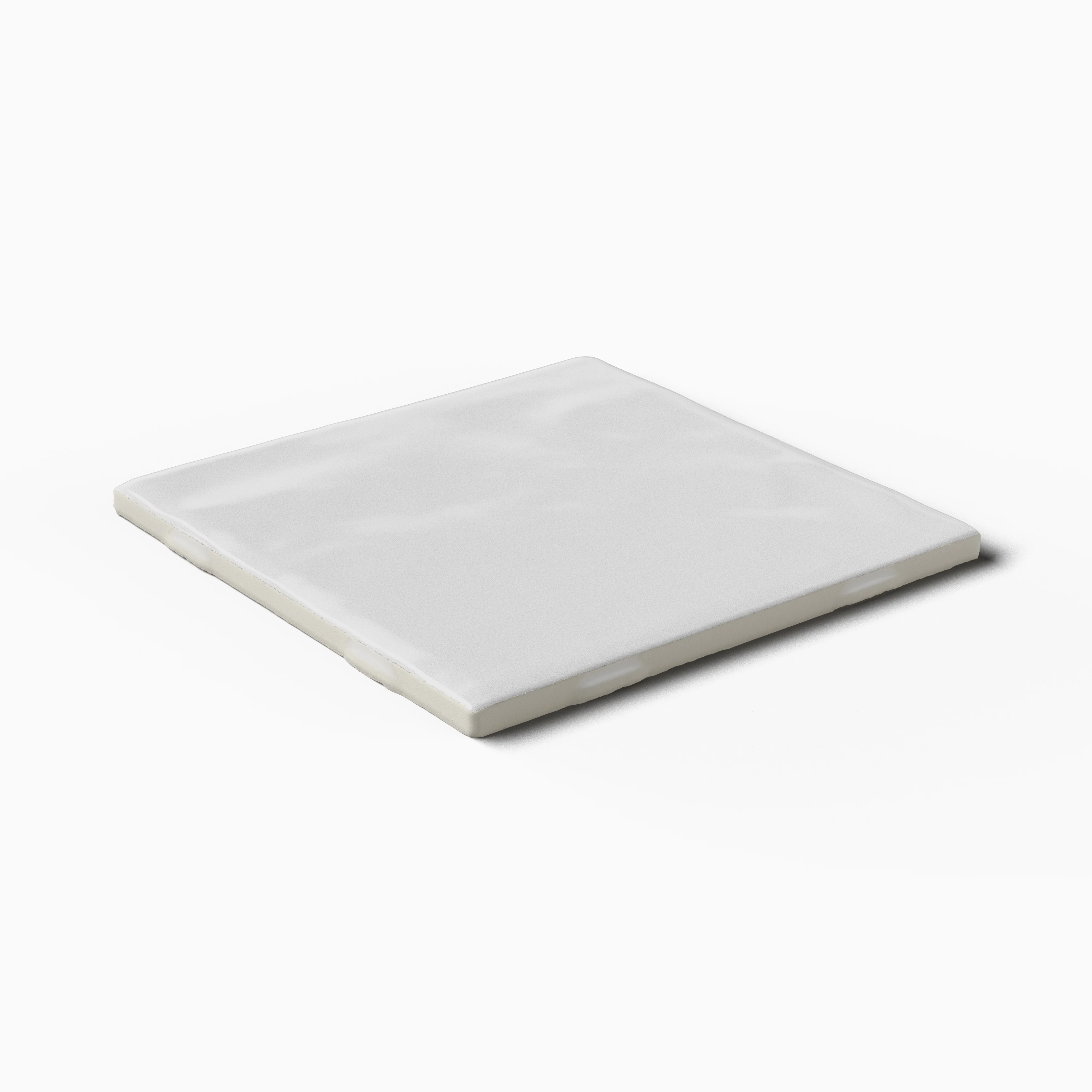 Mila 4x4 Glossy Ceramic Tile in Eggshell - Image 3