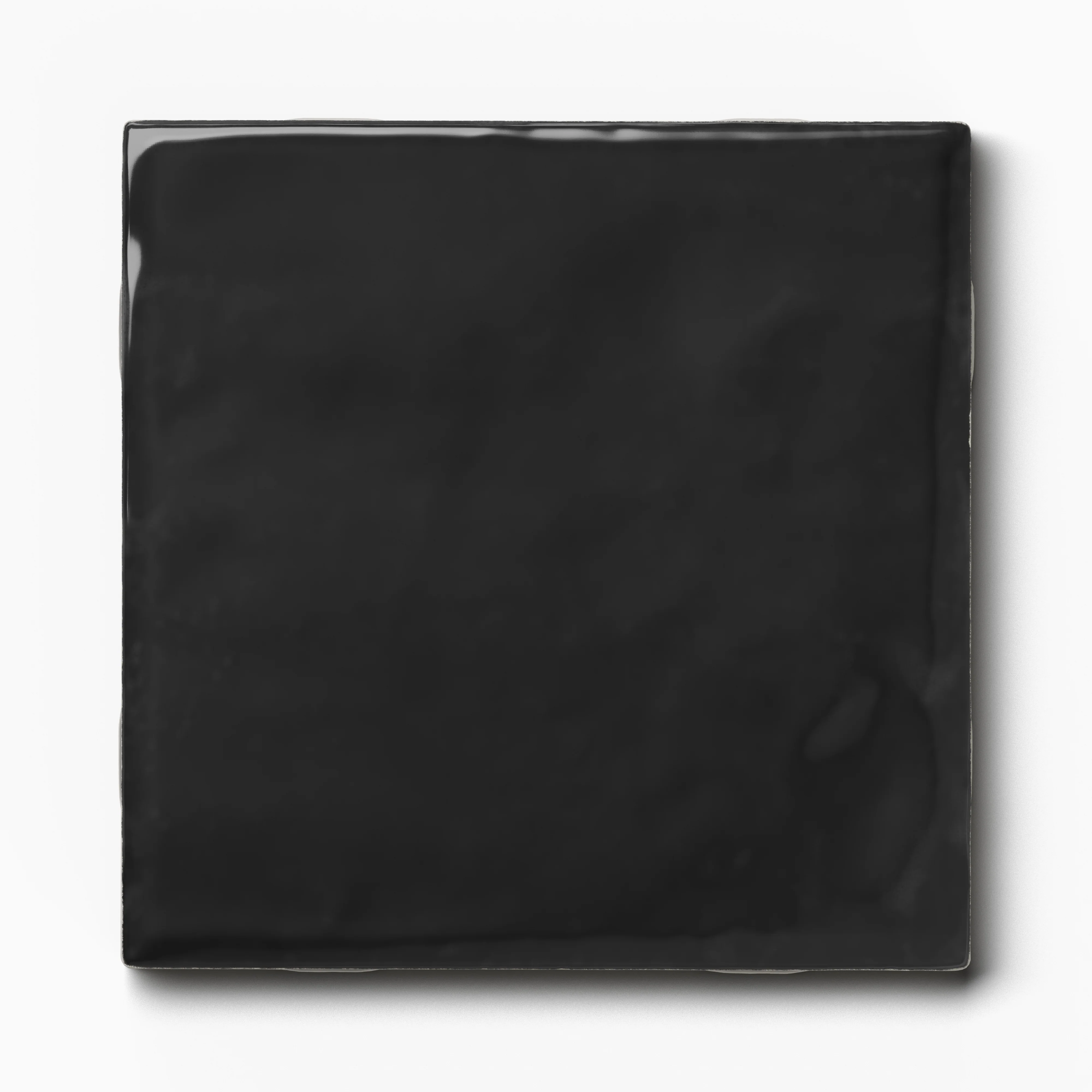 Mila 4x4 Glossy Ceramic Tile in Ink - Image 2