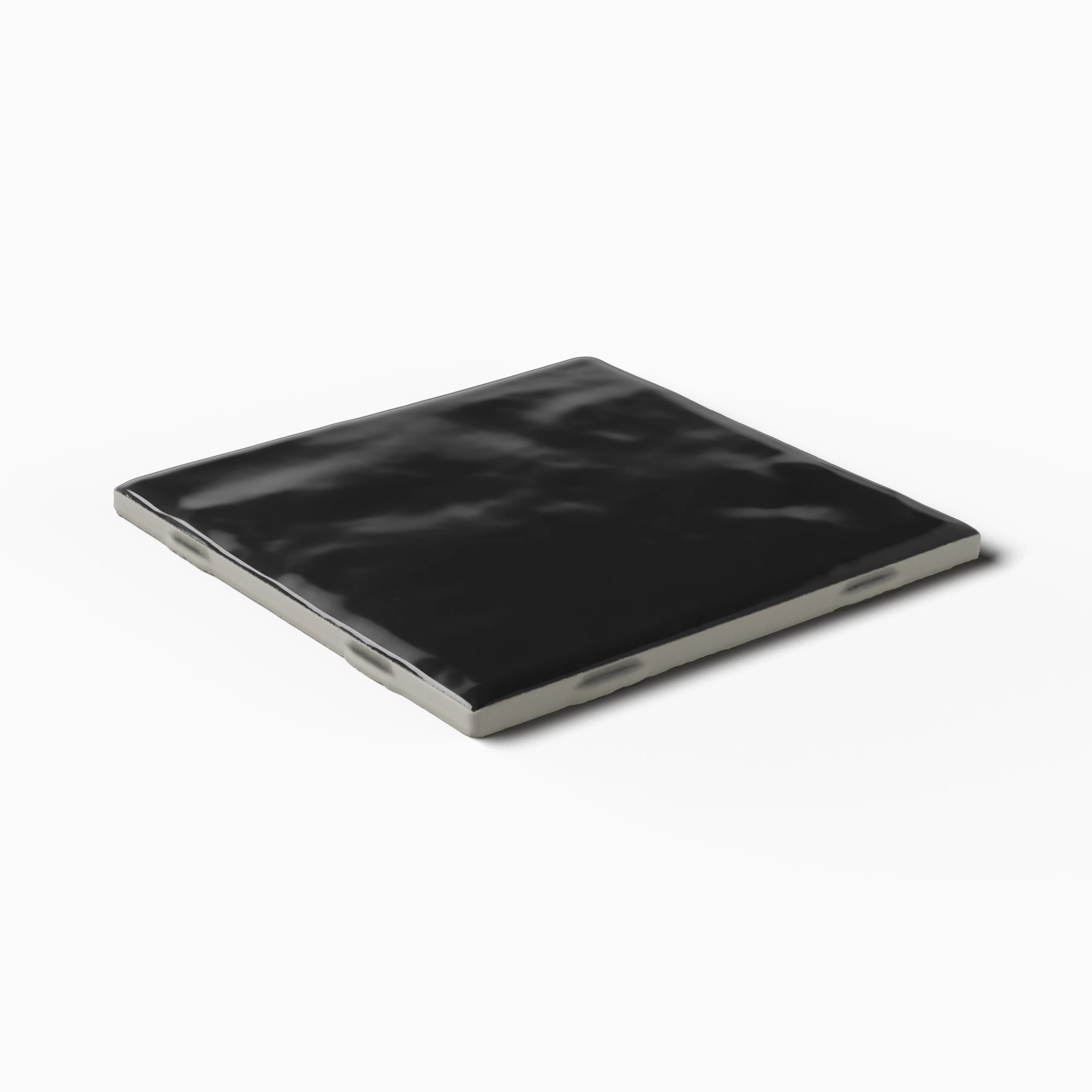 Mila 4x4 Glossy Ceramic Tile in Ink - Image 3